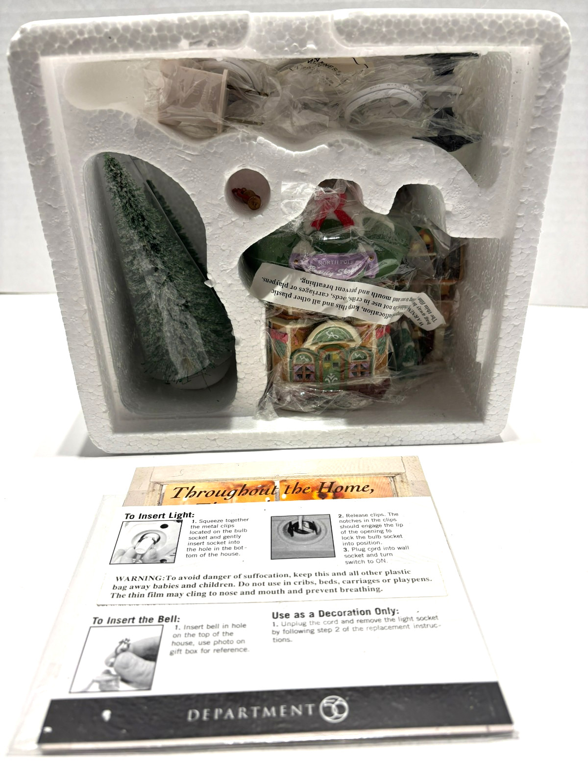 DEPT 56 NORTH POLE SERIES NORTH POLE BEAUTY SHOPPE Elfland