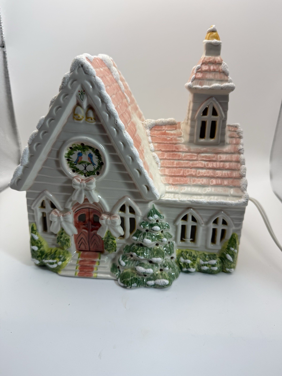 The Wedding,Anniversary Church. Christmas Lights Up