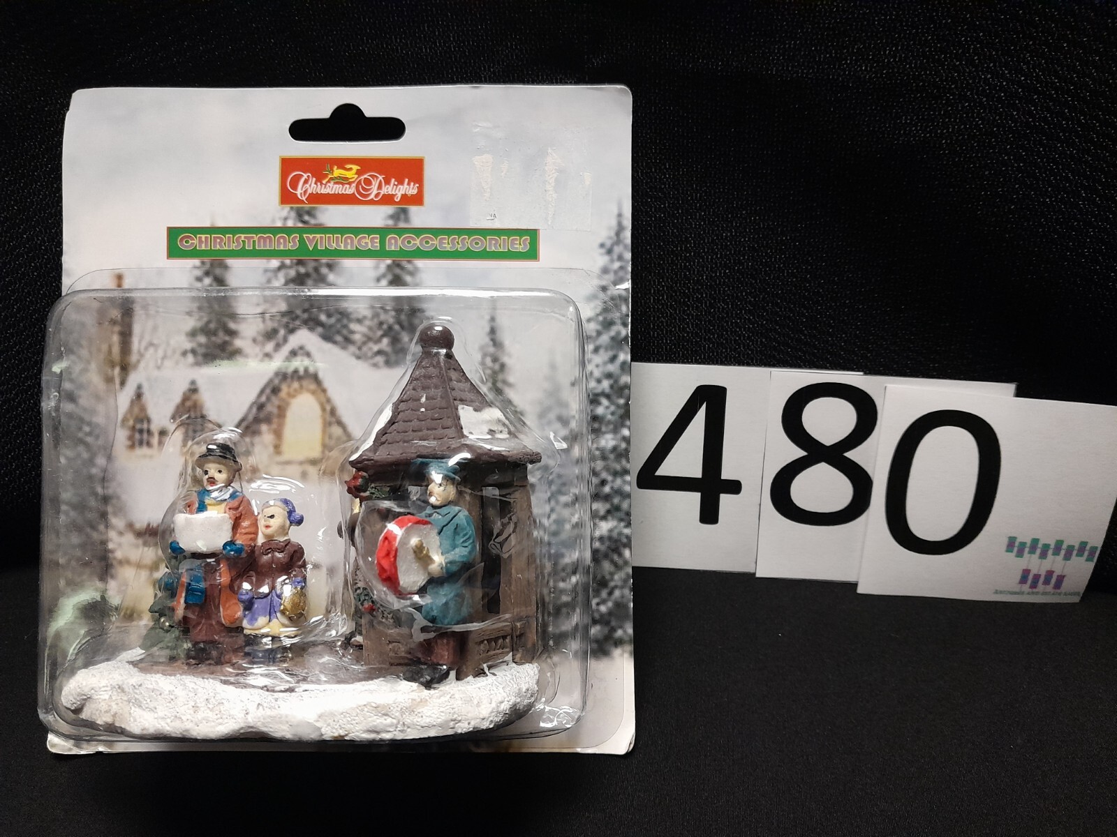 Christmas Delights Gazebo W/ Carolers & Band Village Accessory In Package