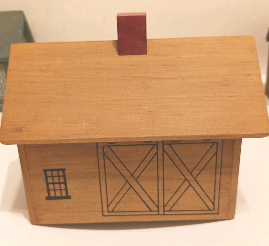10 Pc Vtg Kittery Graphics Boxville 6″ Little Box Country Village Trinket Boxes