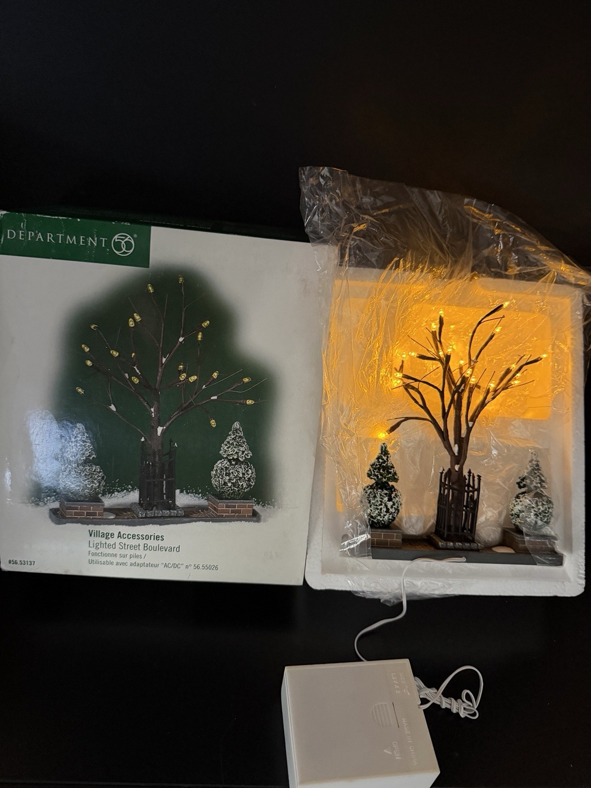 Department 56 Village Accessories Lighted Street Boulevard #53137 Retired 2007