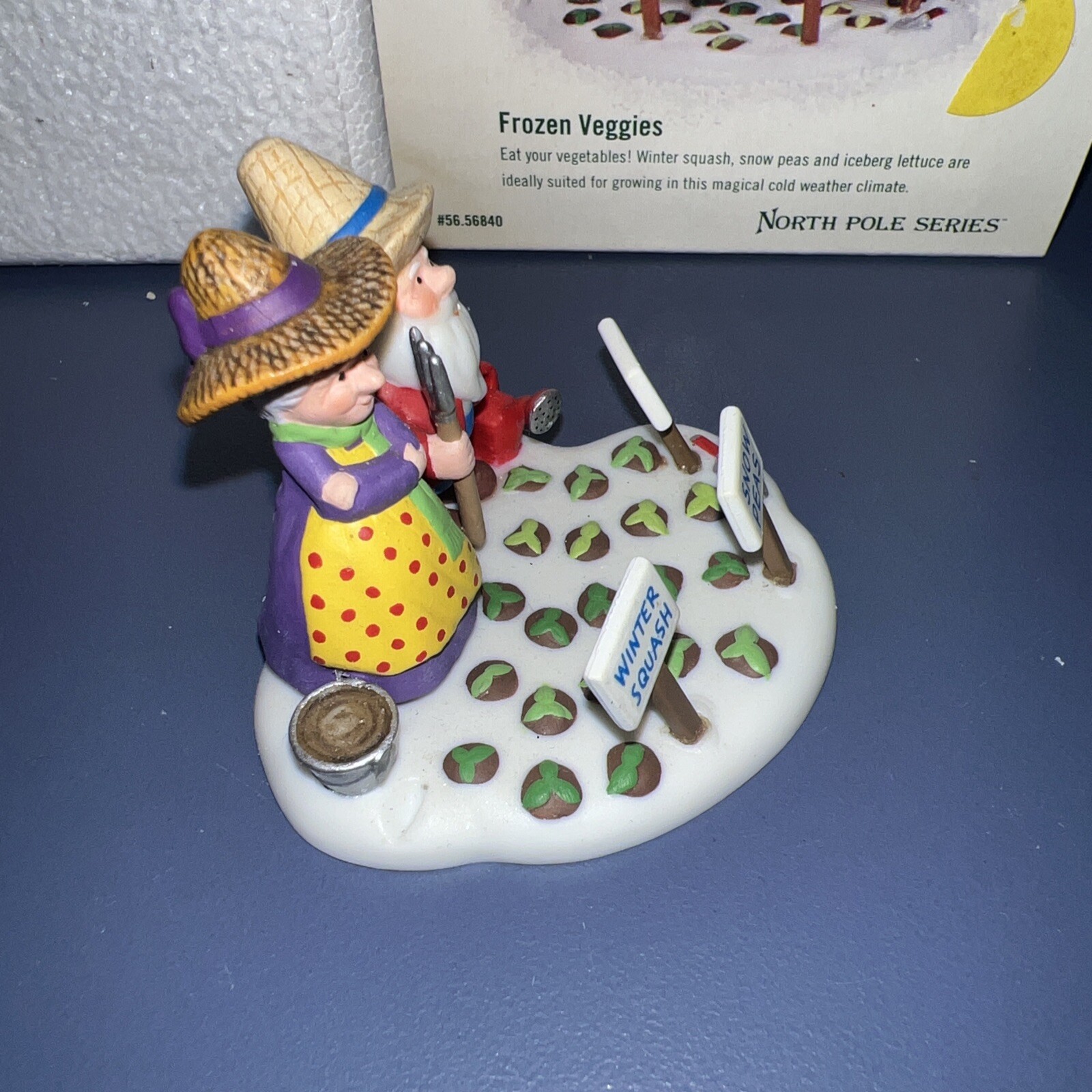 Department 56 North Pole Series 56.56840 Frozen Veggies Retired 2002. New