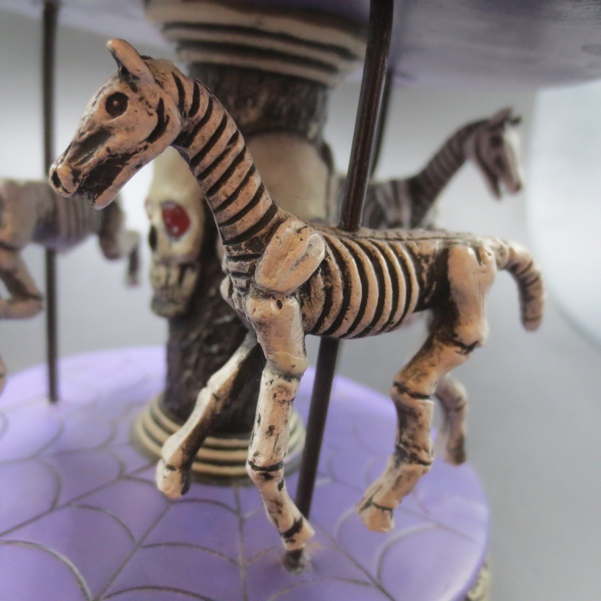 Ashland Tiny Treasures Halloween Village Haunted Carousel Carnival Circus