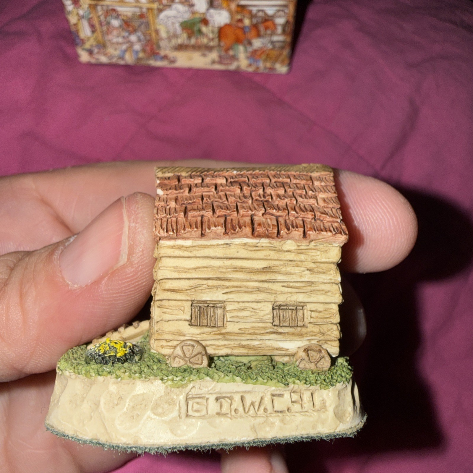 David Winter Cameos “Poultry Ark” Miniature! EUC! 2” X 1.5”