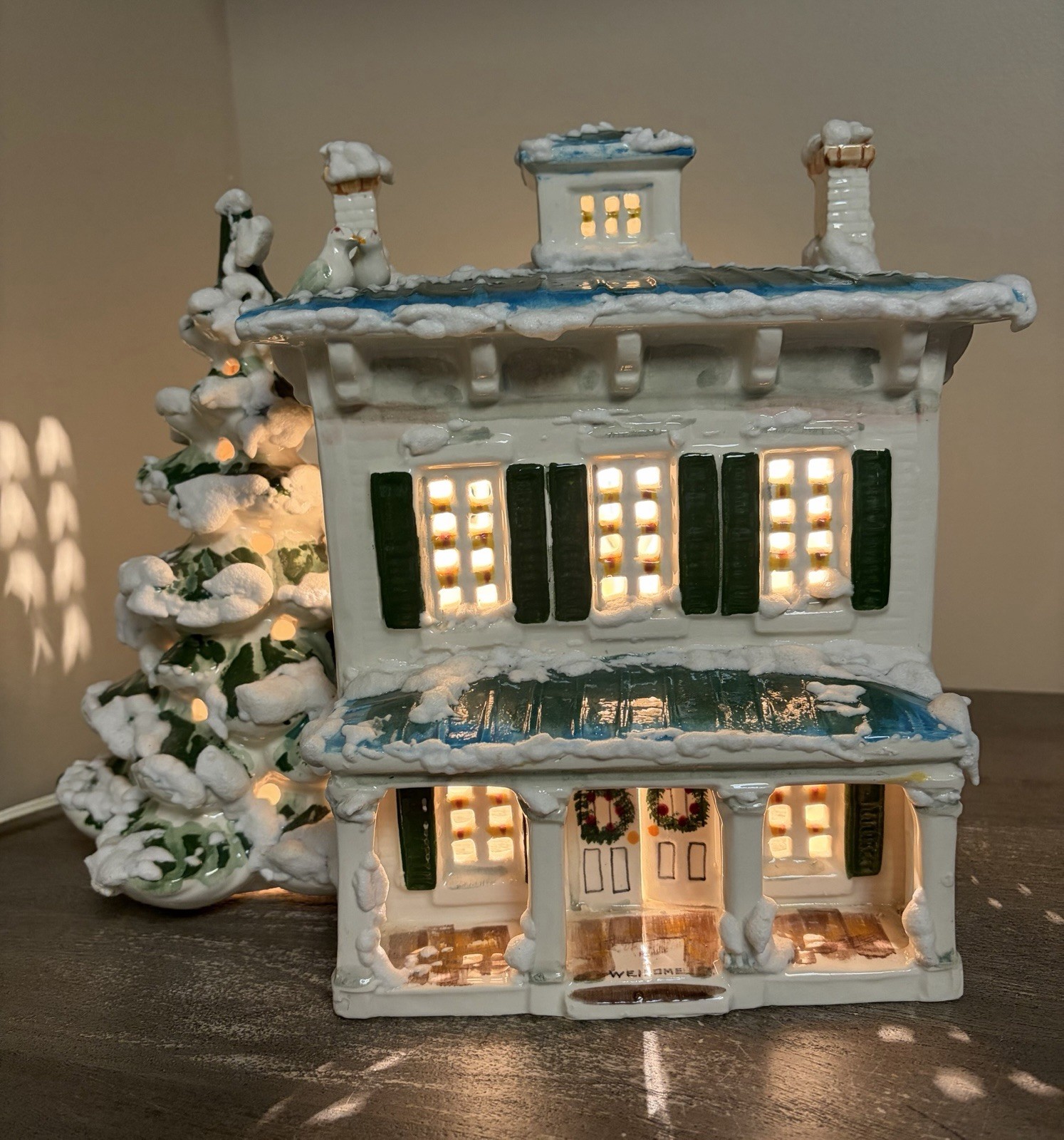 Walter Brockmann Original – Cupola Mansion – 1977 Lighted House – Signed – RARE