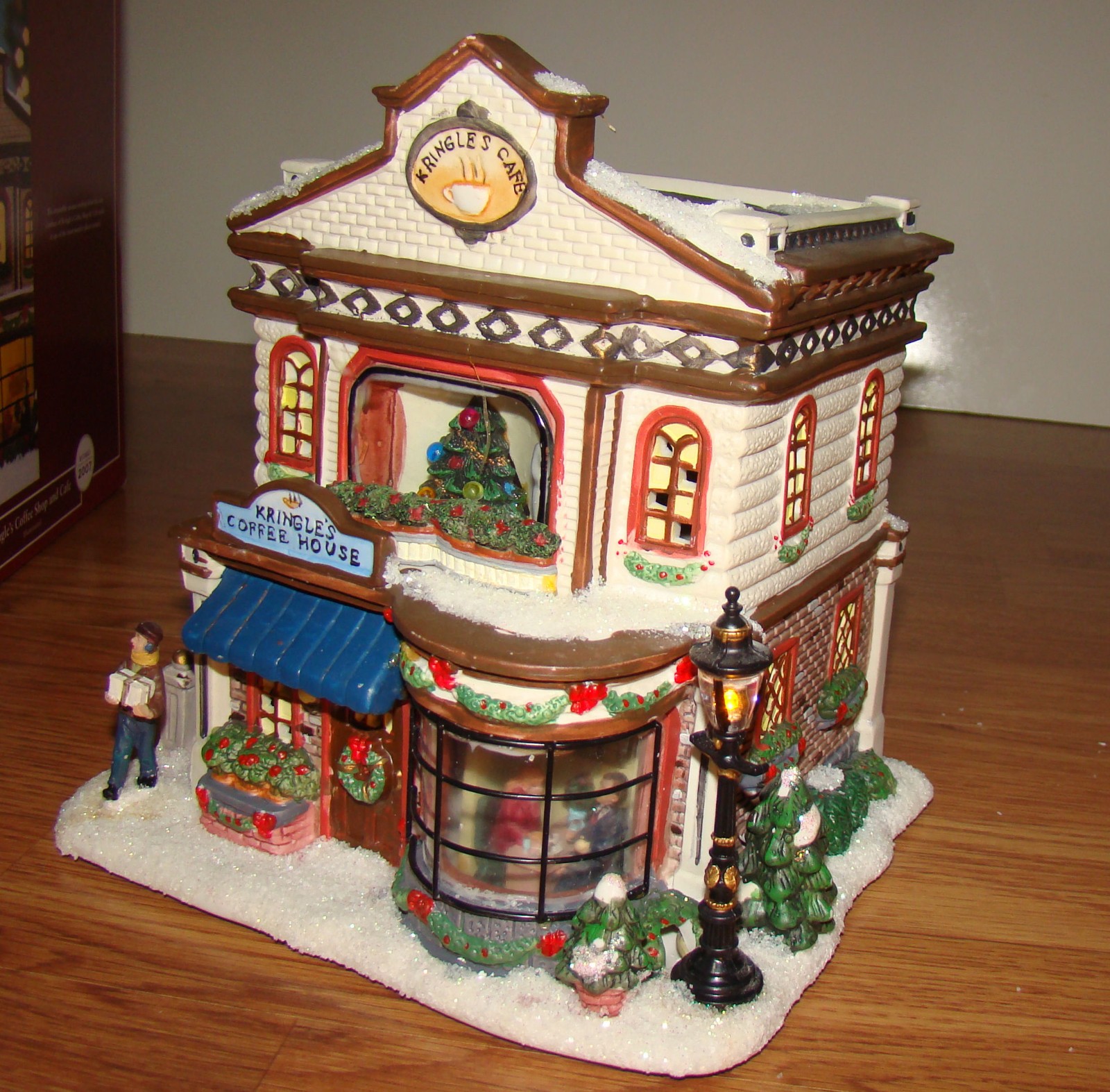 2005 St. Nicholas Square Village KRINGLE’S COFFEE SHOP & CAFE, Lighted