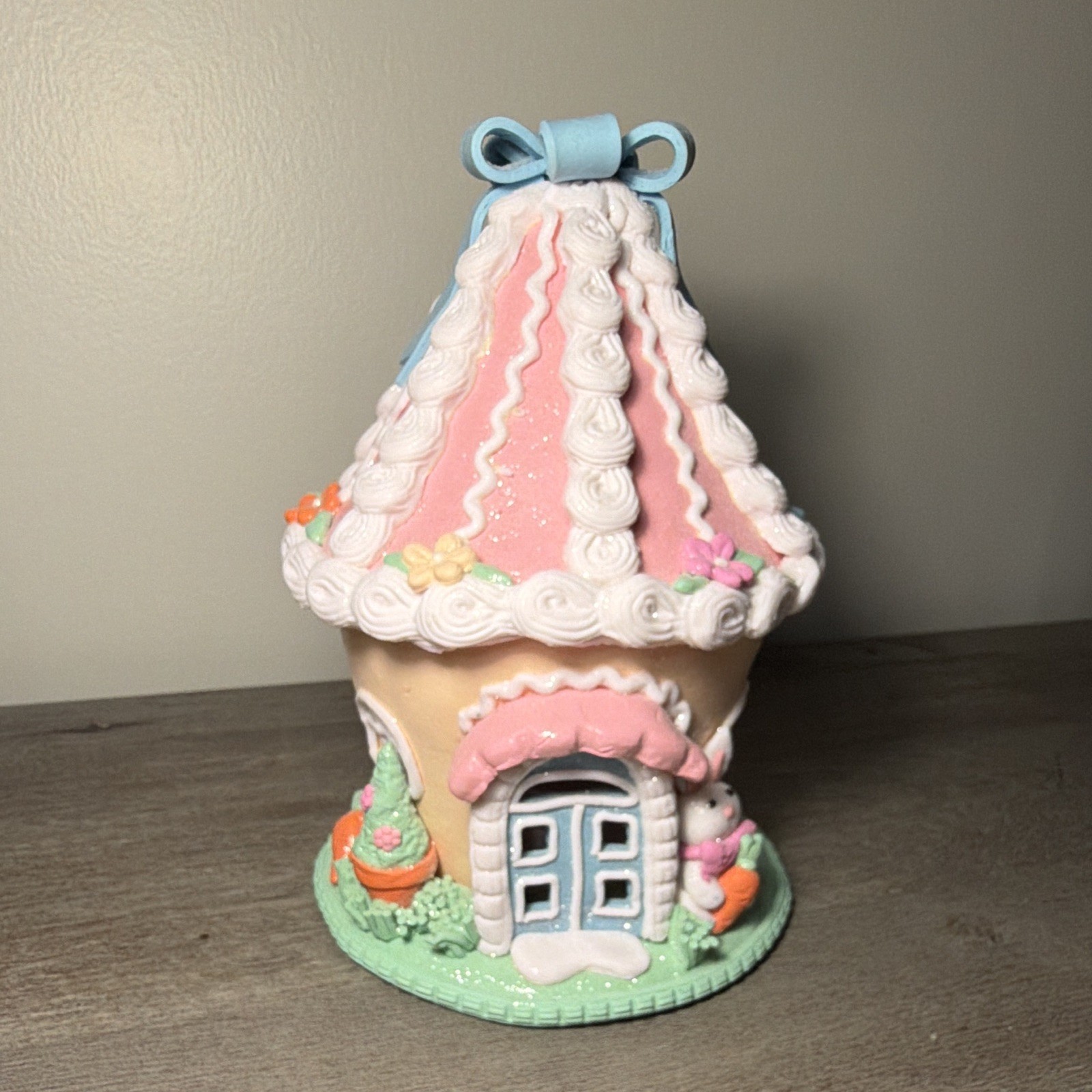 Hand Painted Seasonal Village Cottage House Figurine 3D