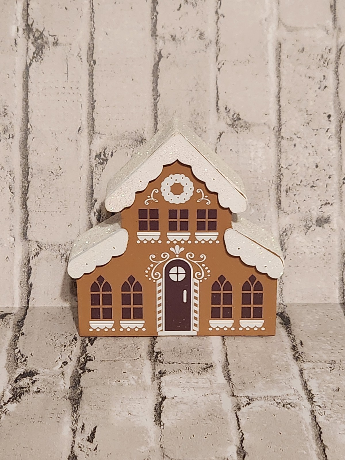 Mini Wood Gingerbread House WIDE Christmas Village Decor Hobby Lobby 2025
