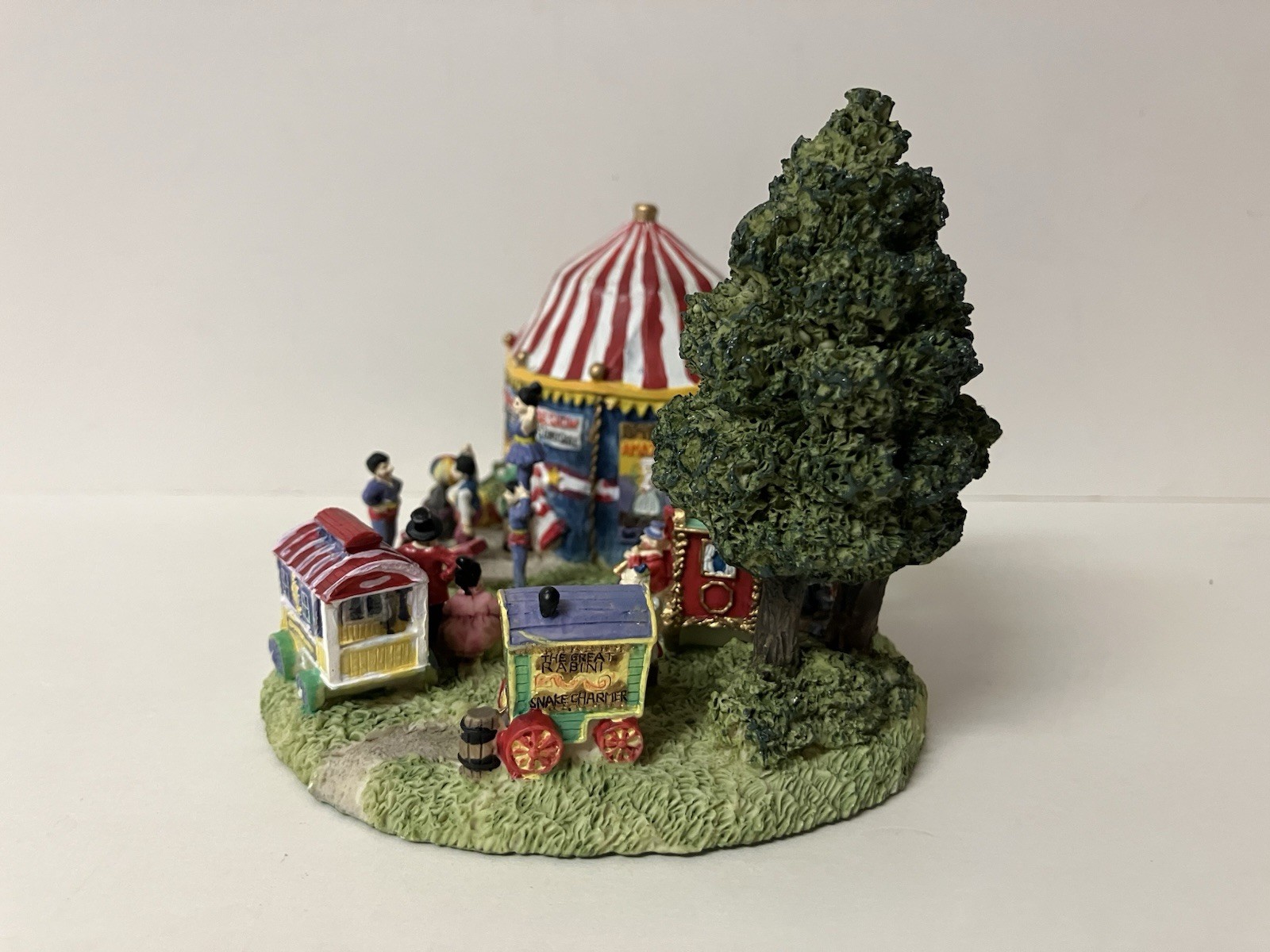 Liberty Falls Collection The Side Show Tent AG176 w/ Original Box & Flag