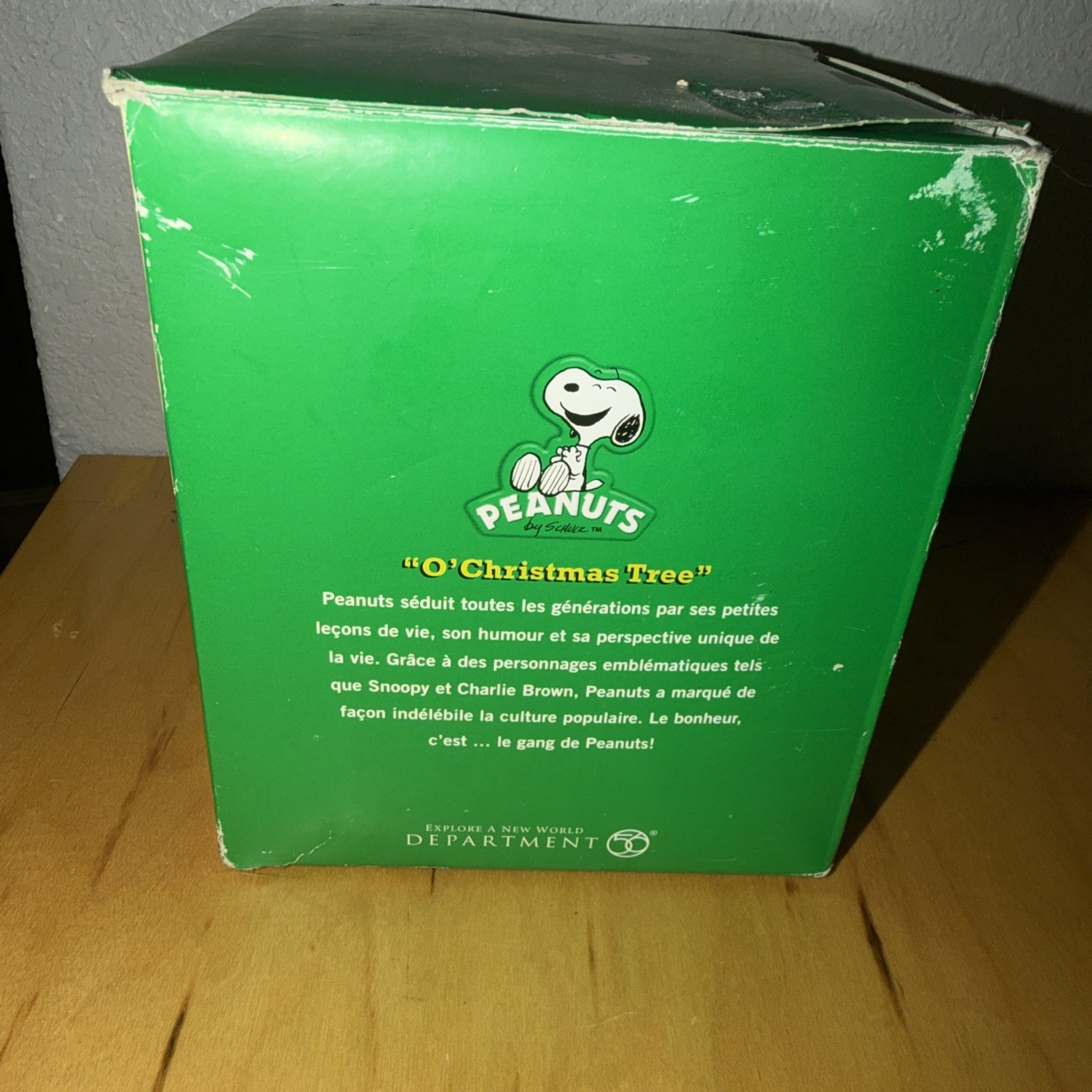 Department 56 – Peanuts – O’ Christmas Tree – 808997 Boxed