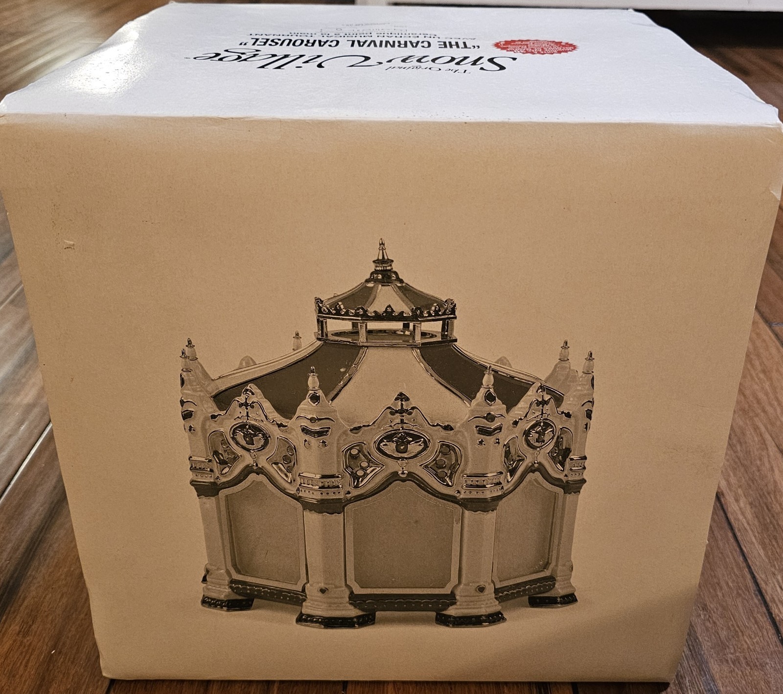 Vintage Department Dept 56 Carnival Carousel Snow Christmas Village New 54933