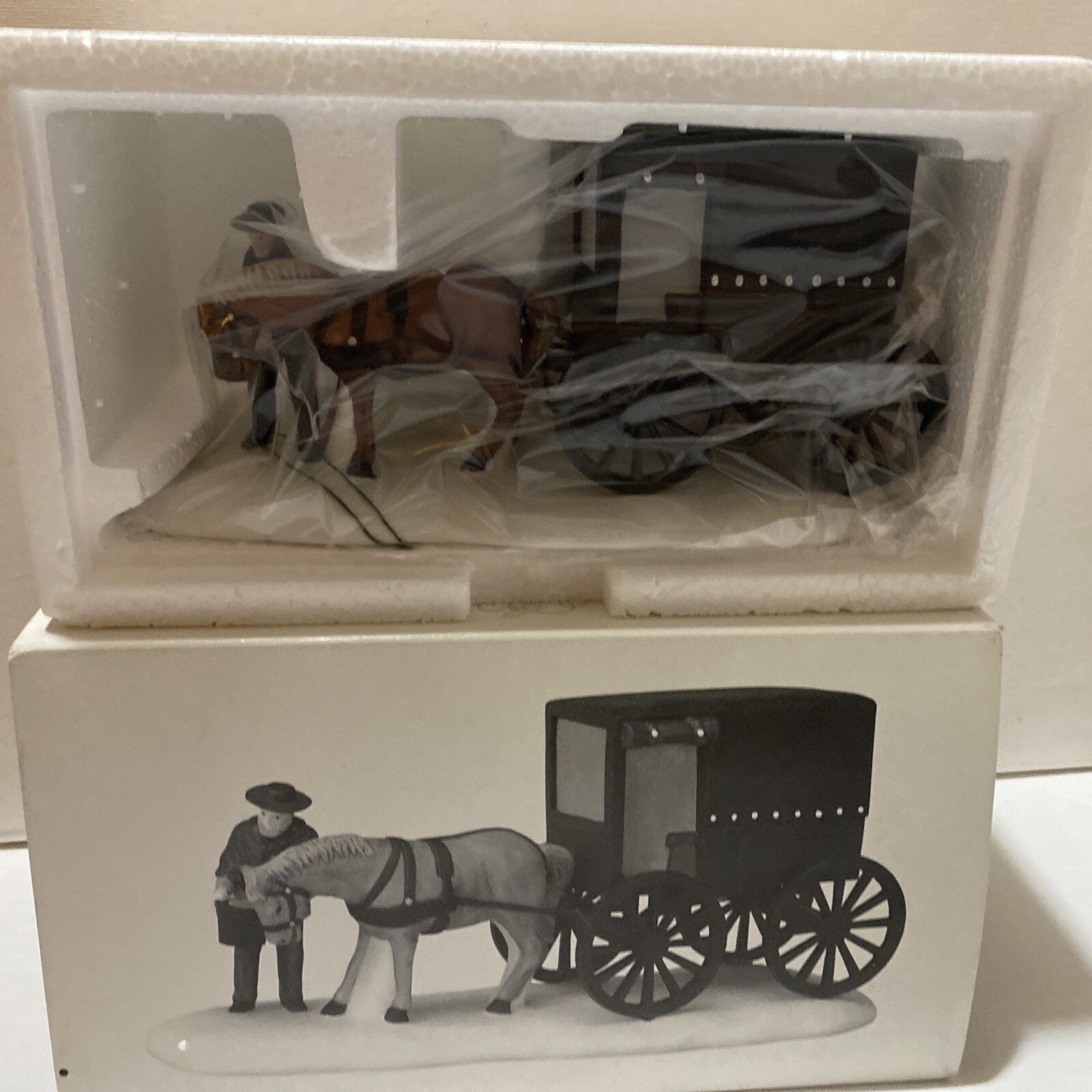 Department 56 Amish Buggy Handpainted Porcelain Accessory #59498