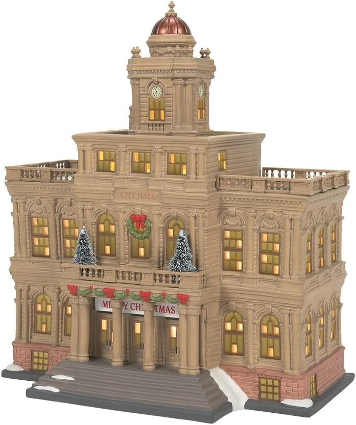Dept 56 Christmas In the City City Hall #6011382 NEW Z