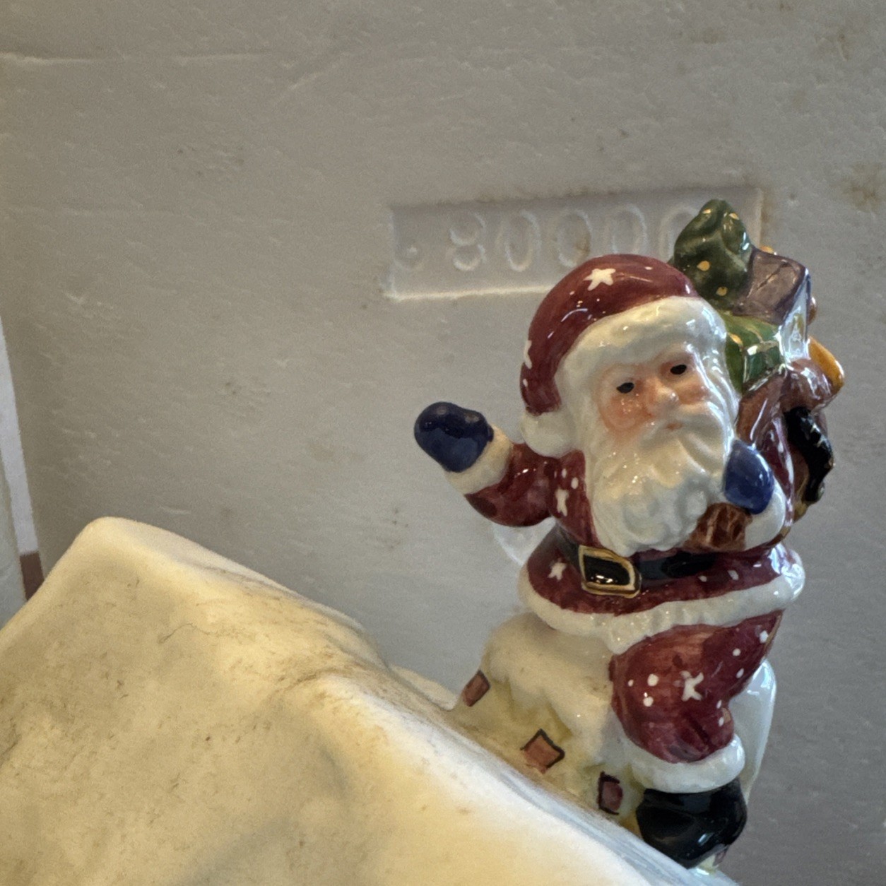 Grandeur Noel Lighted Holiday Christmas Snowman House 9″ Ceramic