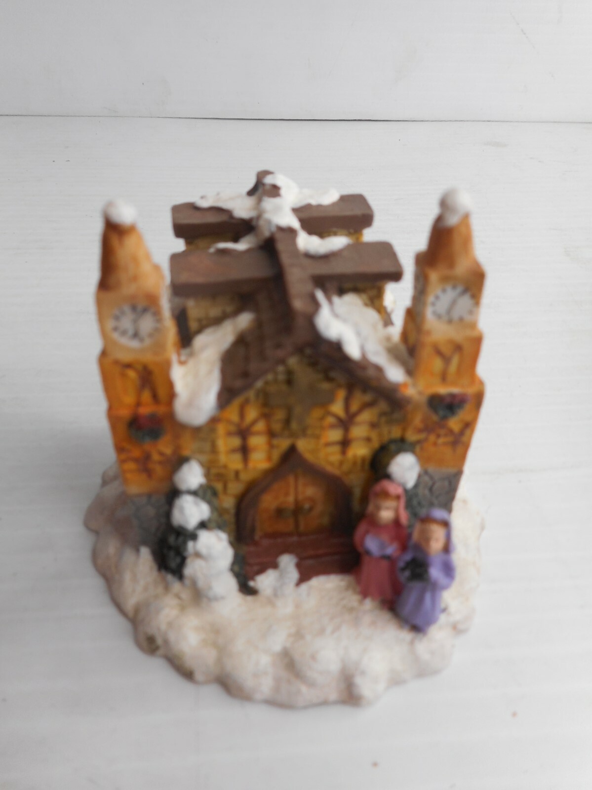 Windsor Collection House Collectible Church in Winter 2 1/2″ H x 3″ L x 2 7/8″ W