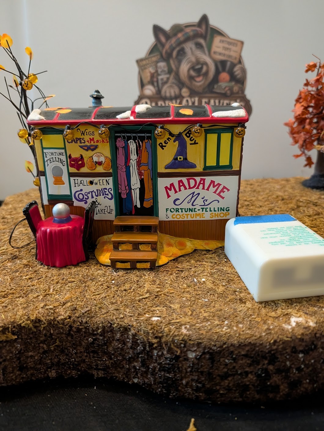 Dept 56 Halloween Snow Village -Costumes for Sale Not Perfect see Description