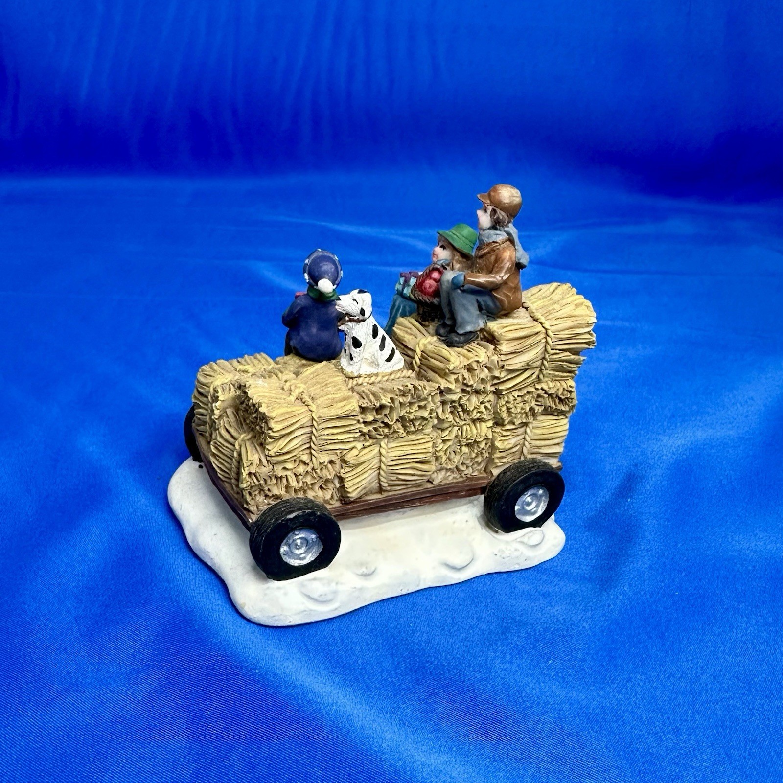 Holiday Inspirations House Accessory Hay Ride For Santa On A Tractor.