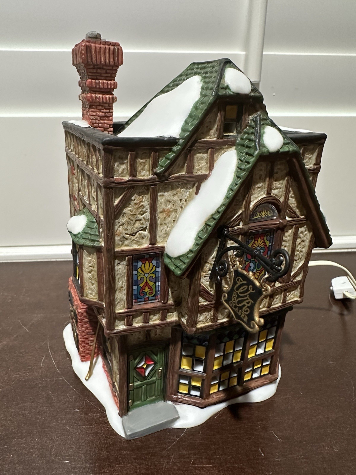 NEW Department 56 Dickens Village William & Robert Glaser, Stained Glass