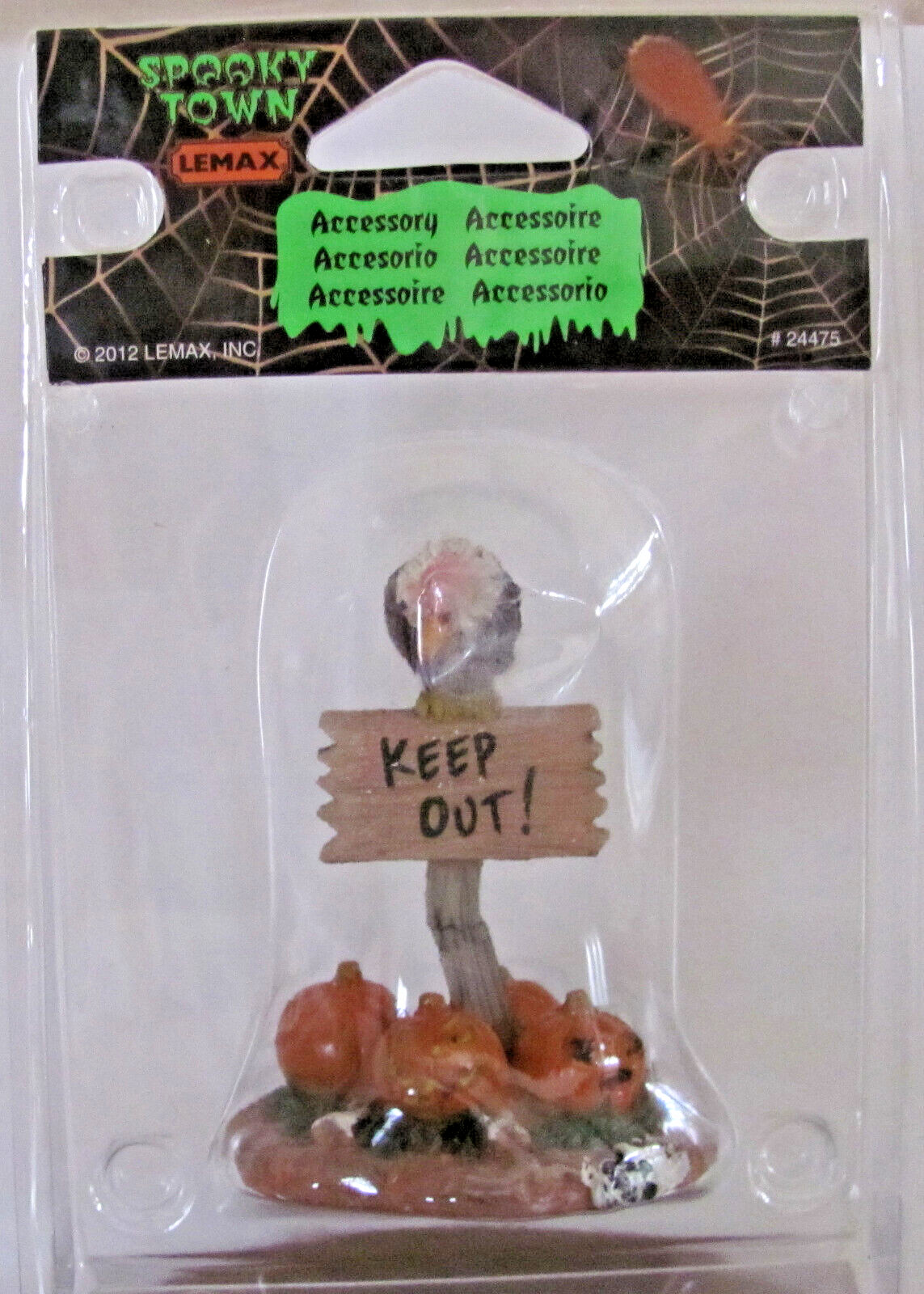 Lemax Spooky Town Accessory – Keep Out! #24475