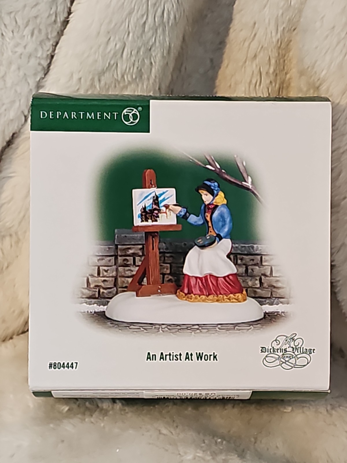 Department 56 – Dicken Village – Artist At Work Figurine #804447 – 2008