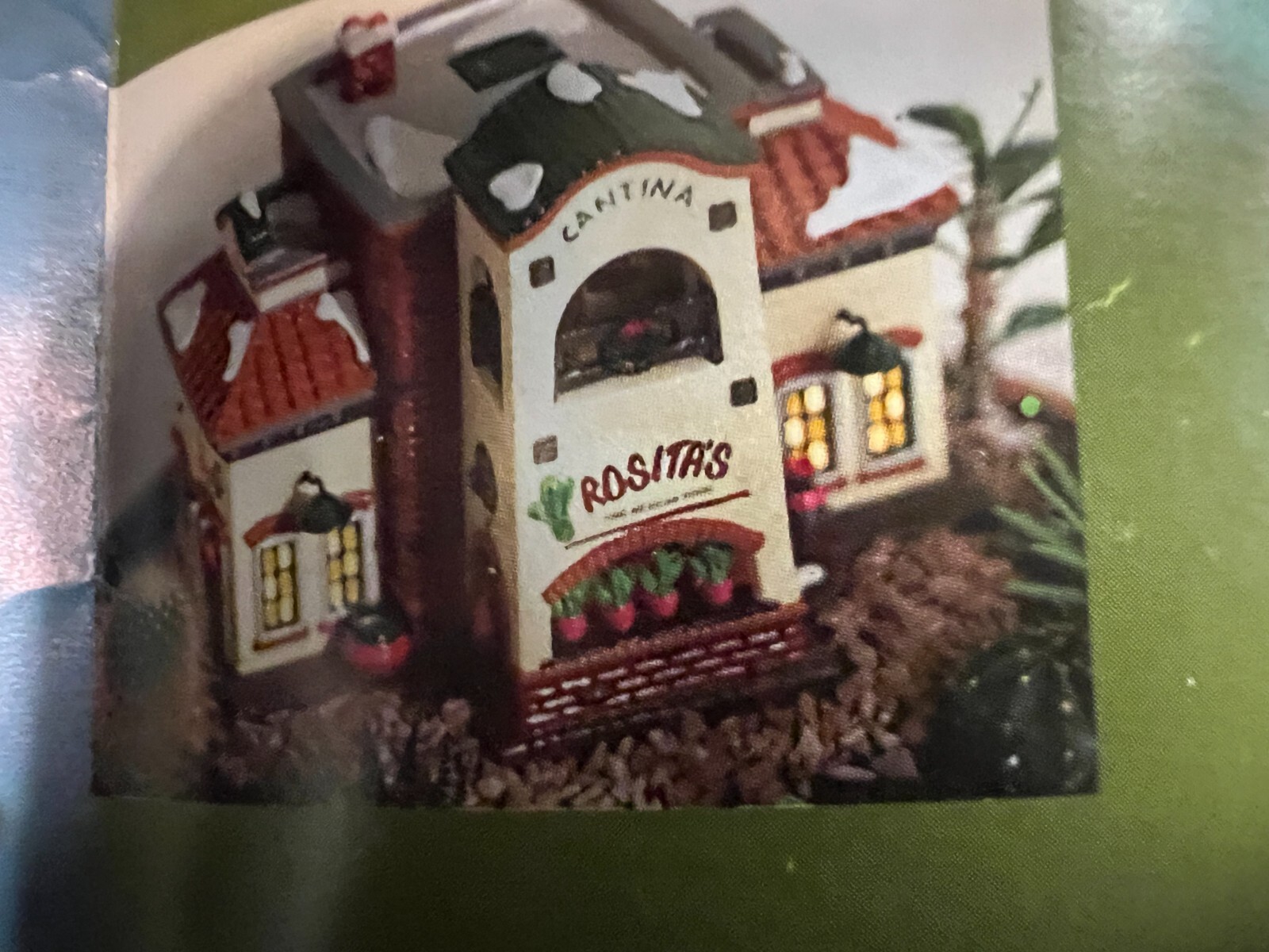 1998 Dept 56 Holiday collectible village buildings and decorations Pamphlet
