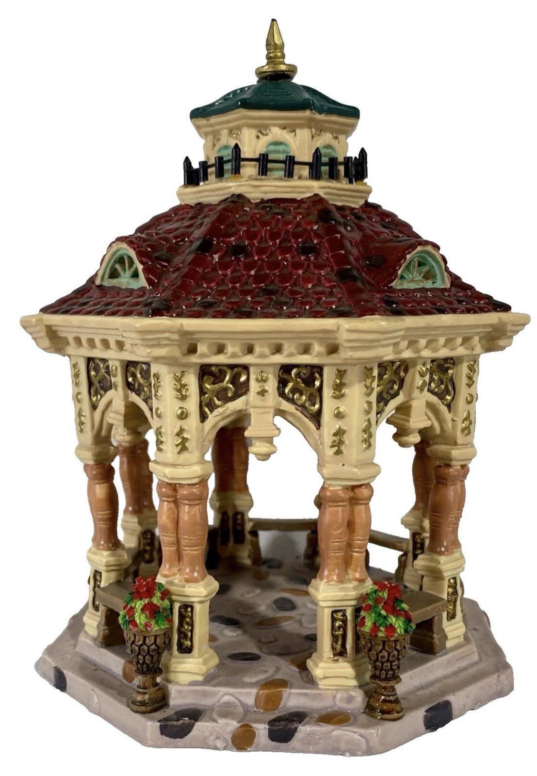 Lemax Village Collection Gilded Gazebo 53532 Table Accent 2005