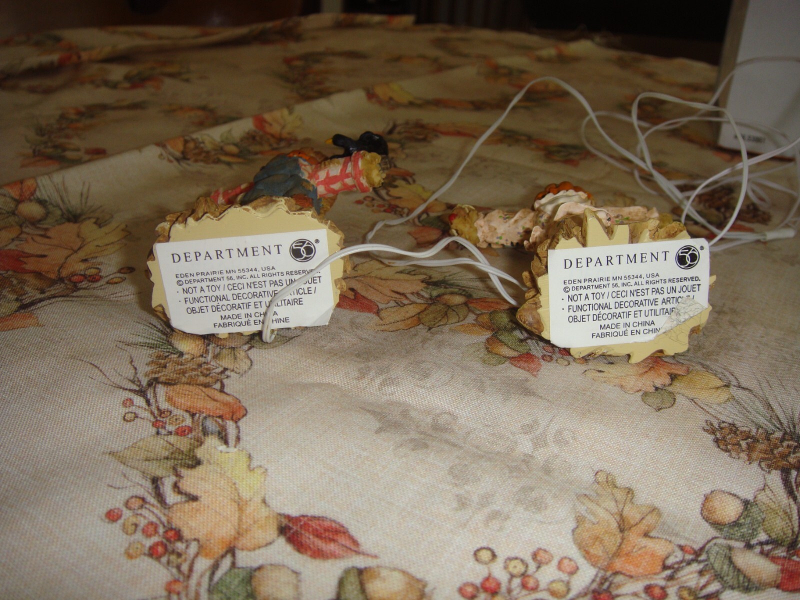 Dept. 56 Village Accessories Lighted Halloween Scarecrows