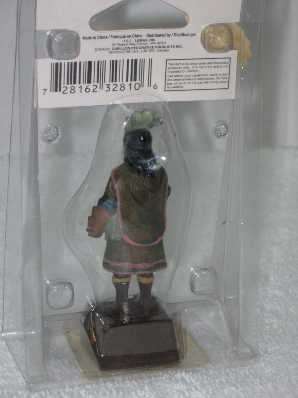 LEMAX ~ CIGAR STORE INDIAN ~ VILLAGE COLLECTION ~ POLY RESIN FIGURINE ~ 3 1/4″