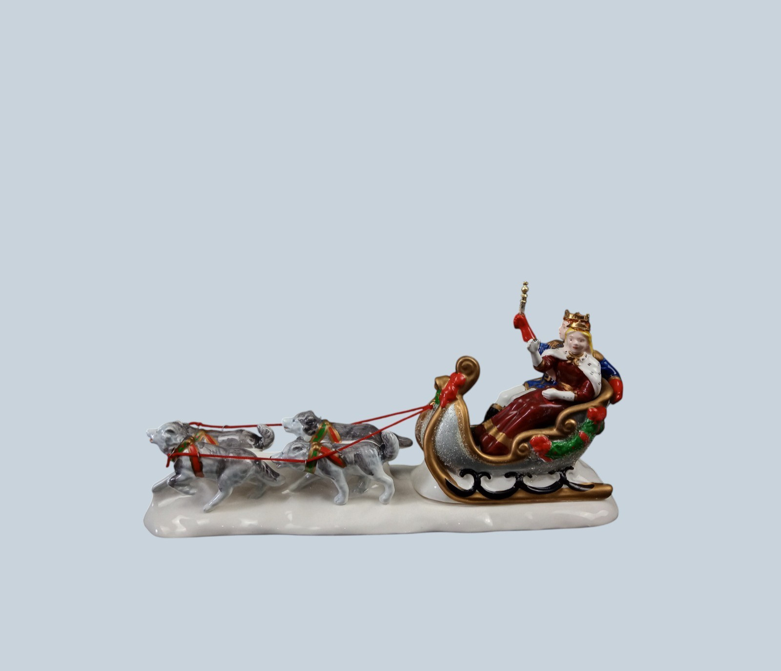 Dept. 56 Snow Carnival King & Queen #54869 Snow Village Hand-Painted Accessory