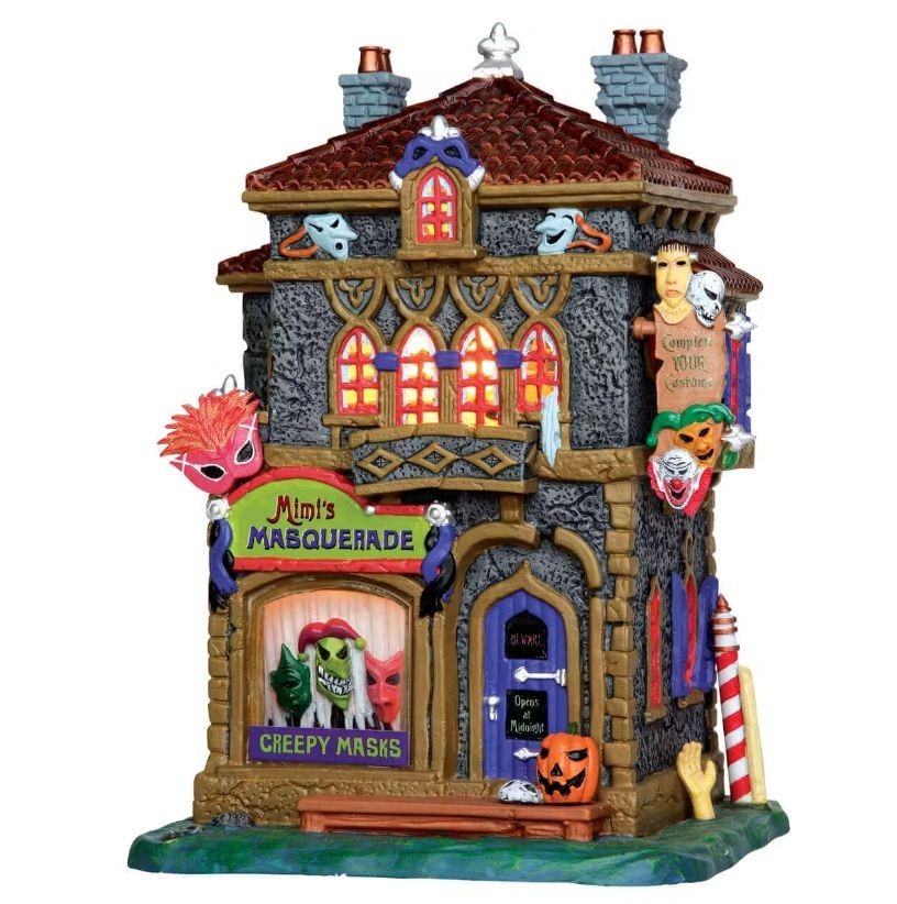 Lemax MIMI’S MASQUERADE # 35497 Spooky Town Village Building 2013 RETIRED New