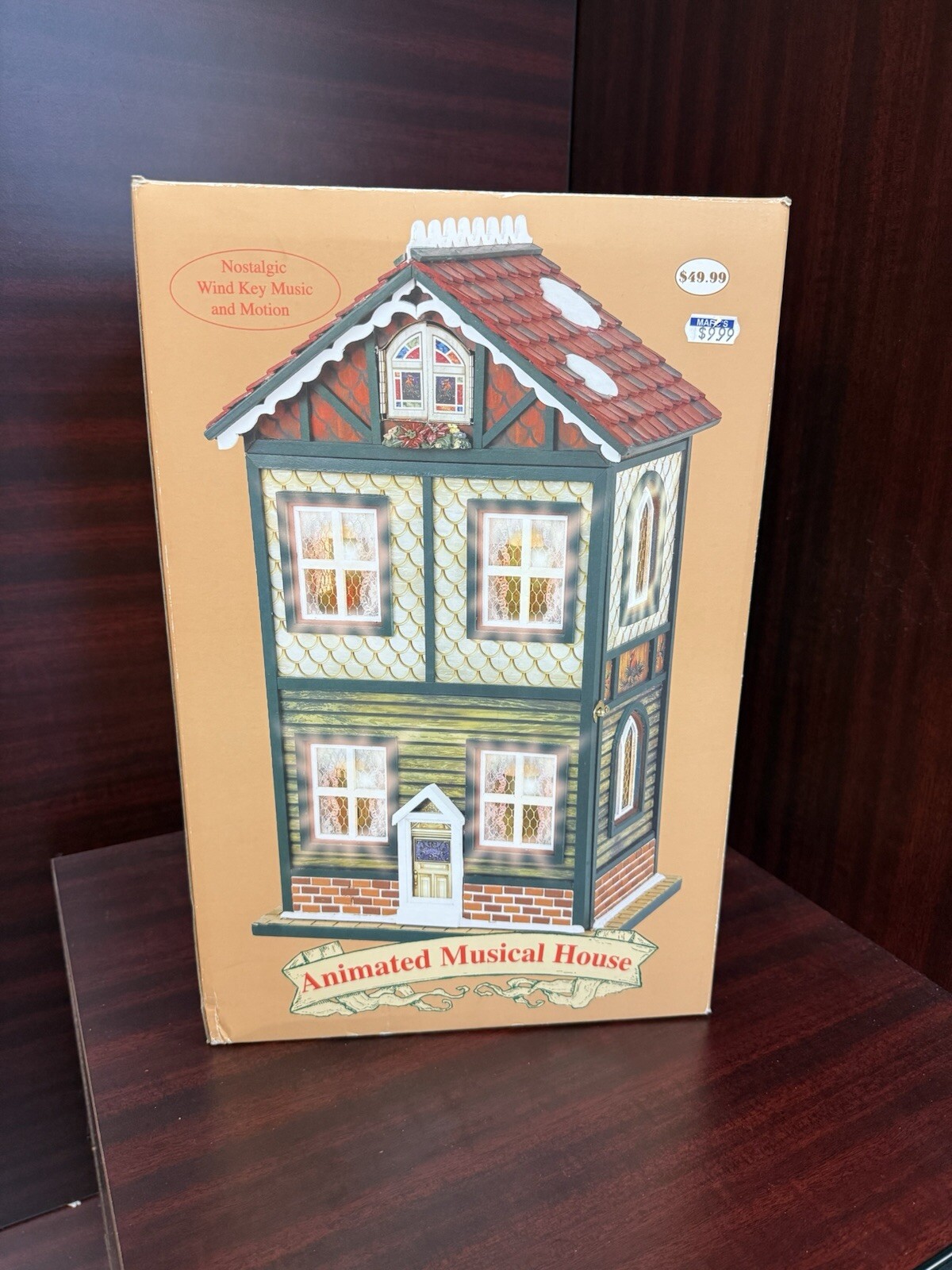 Holiday Classics Animated Musical Christmas House, NEW