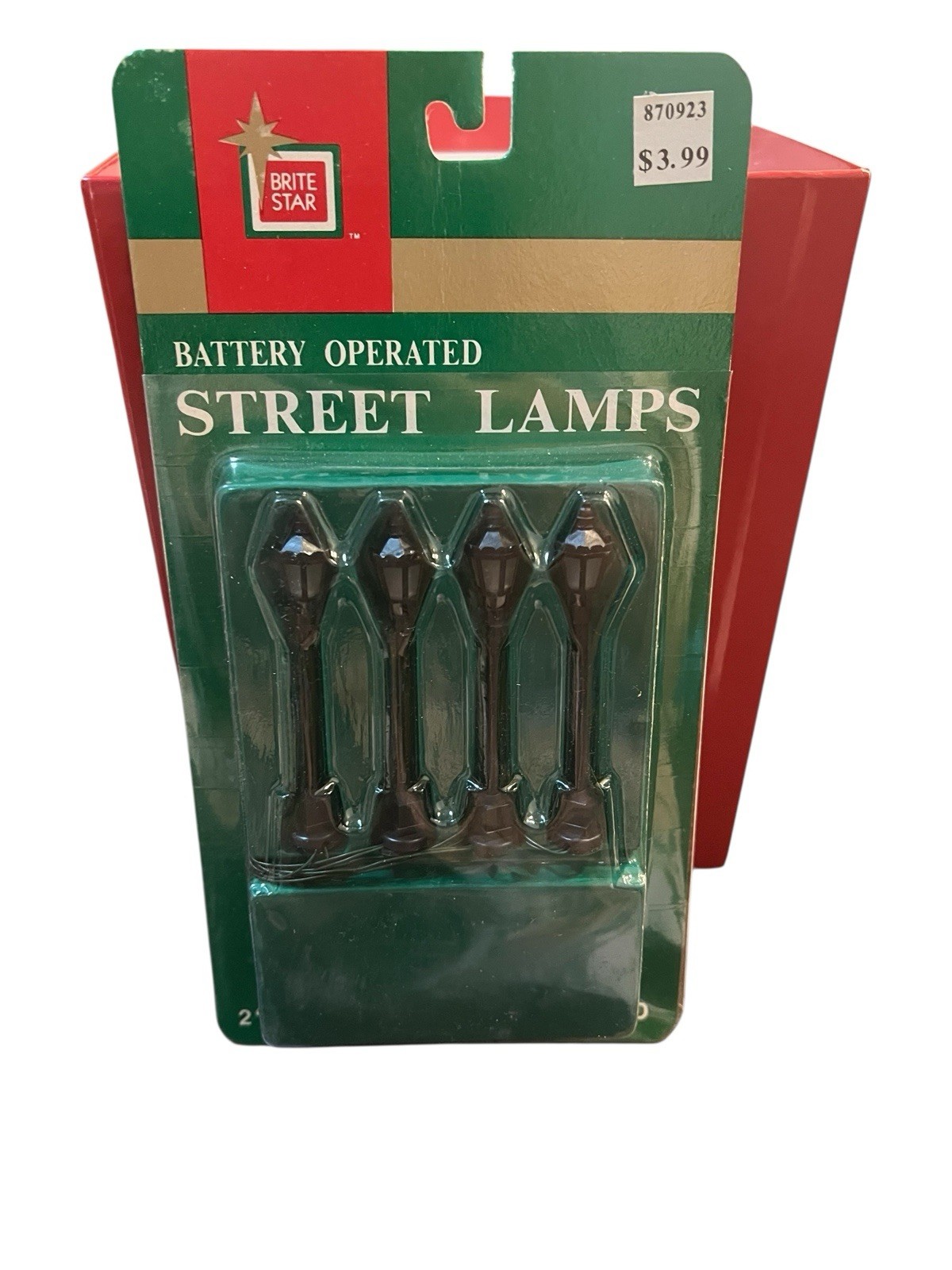 BRITE STAR BATTERY OPERATED STREET LAMPS