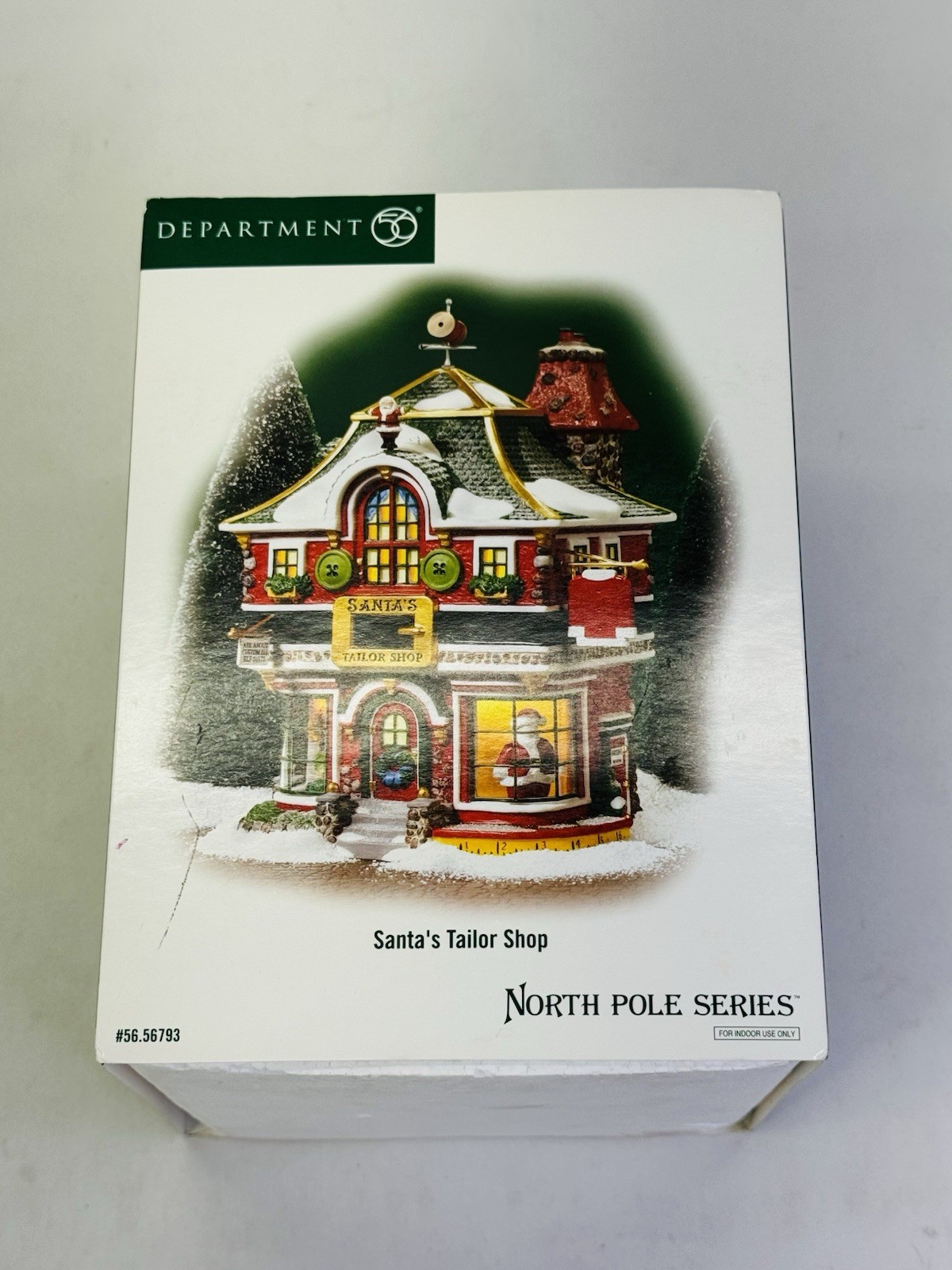 Dept 56 North Pole Series SANTA’S TAILOR SHOP – New in Box !
