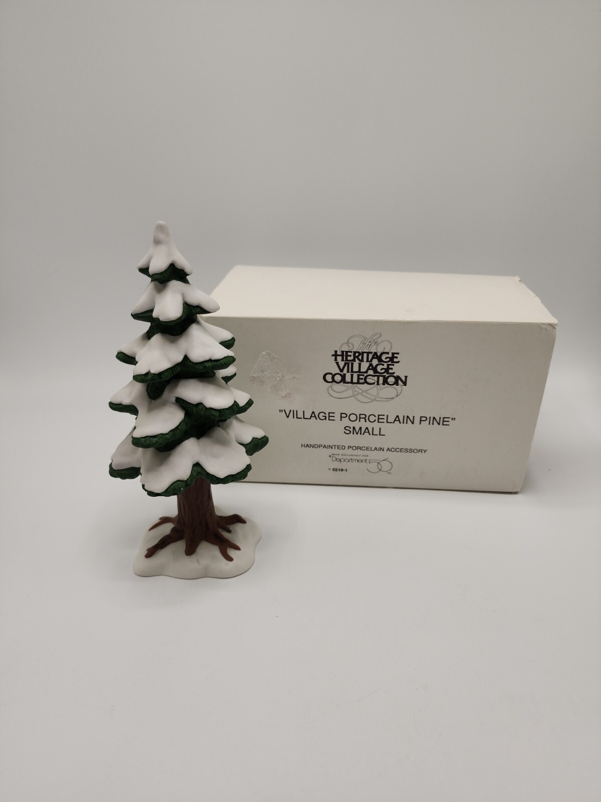Department 56 “General Village Tree Accessories” 7 1/2 Inch Pine Tree -Boxed