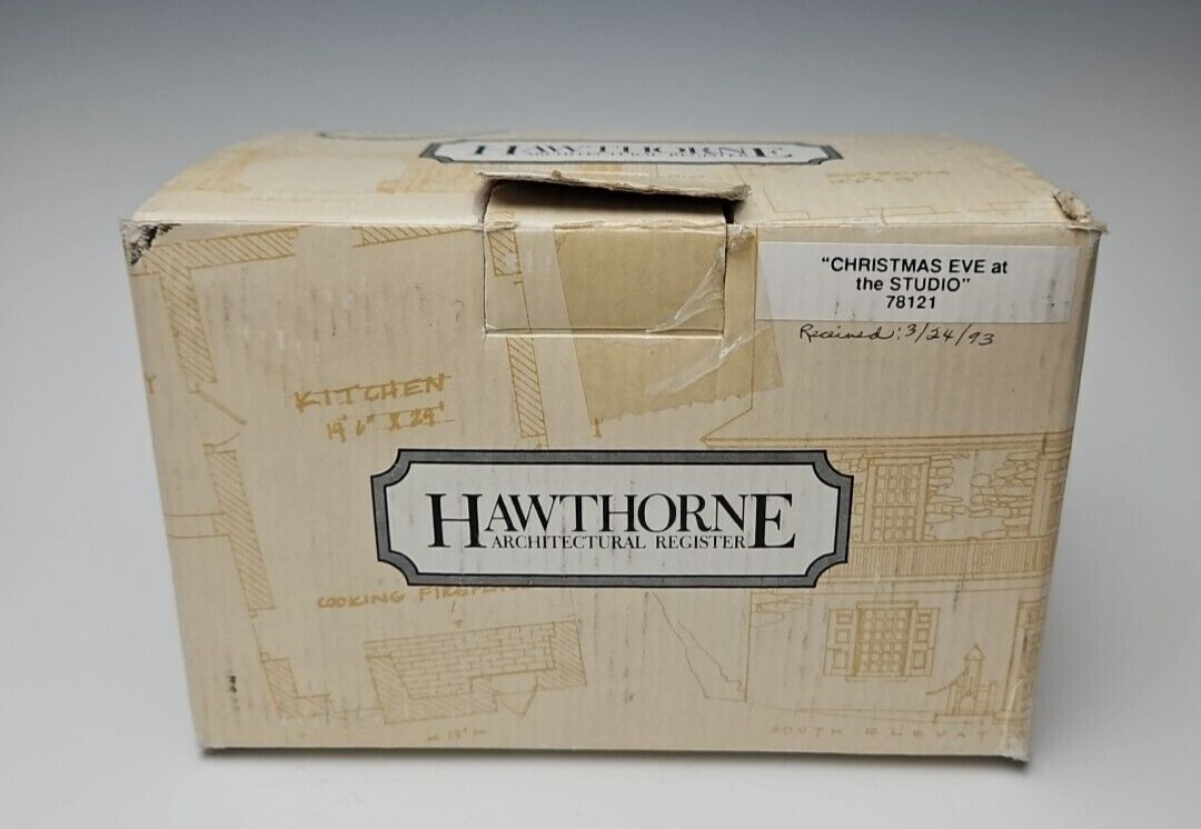 Hawthorne Architectural Register Rockwell “Christmas Eve At The Studio” #78121