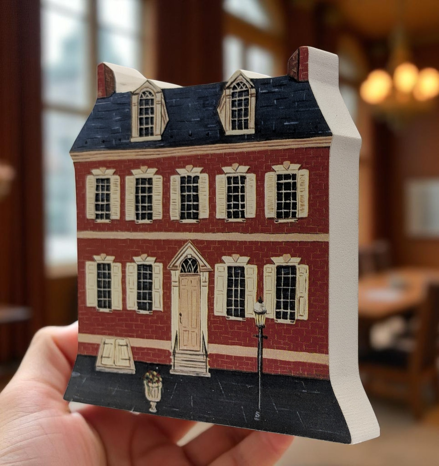 The Goundie House Replica Historic Bethlehem, PA Shelf Sitter