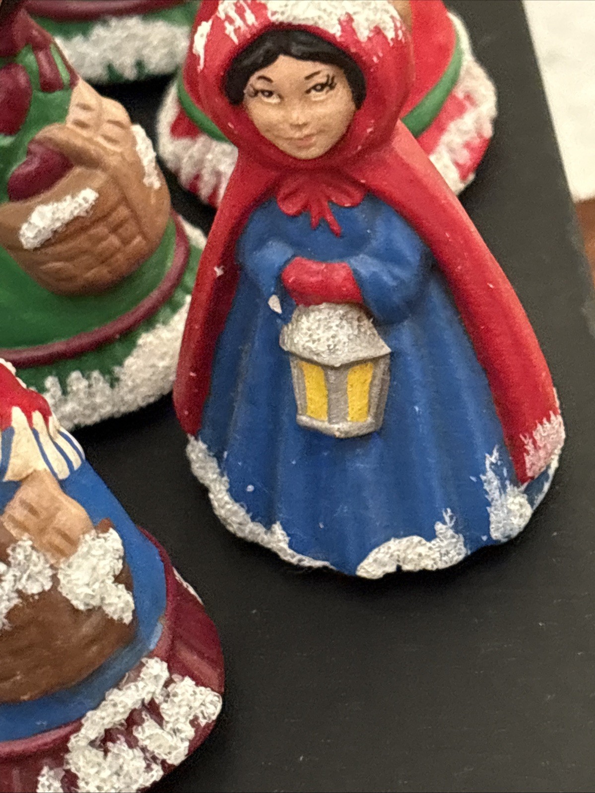 10 Vtg Byron Molds Figurines Christmas Village Victorian People Carolers Ceramic