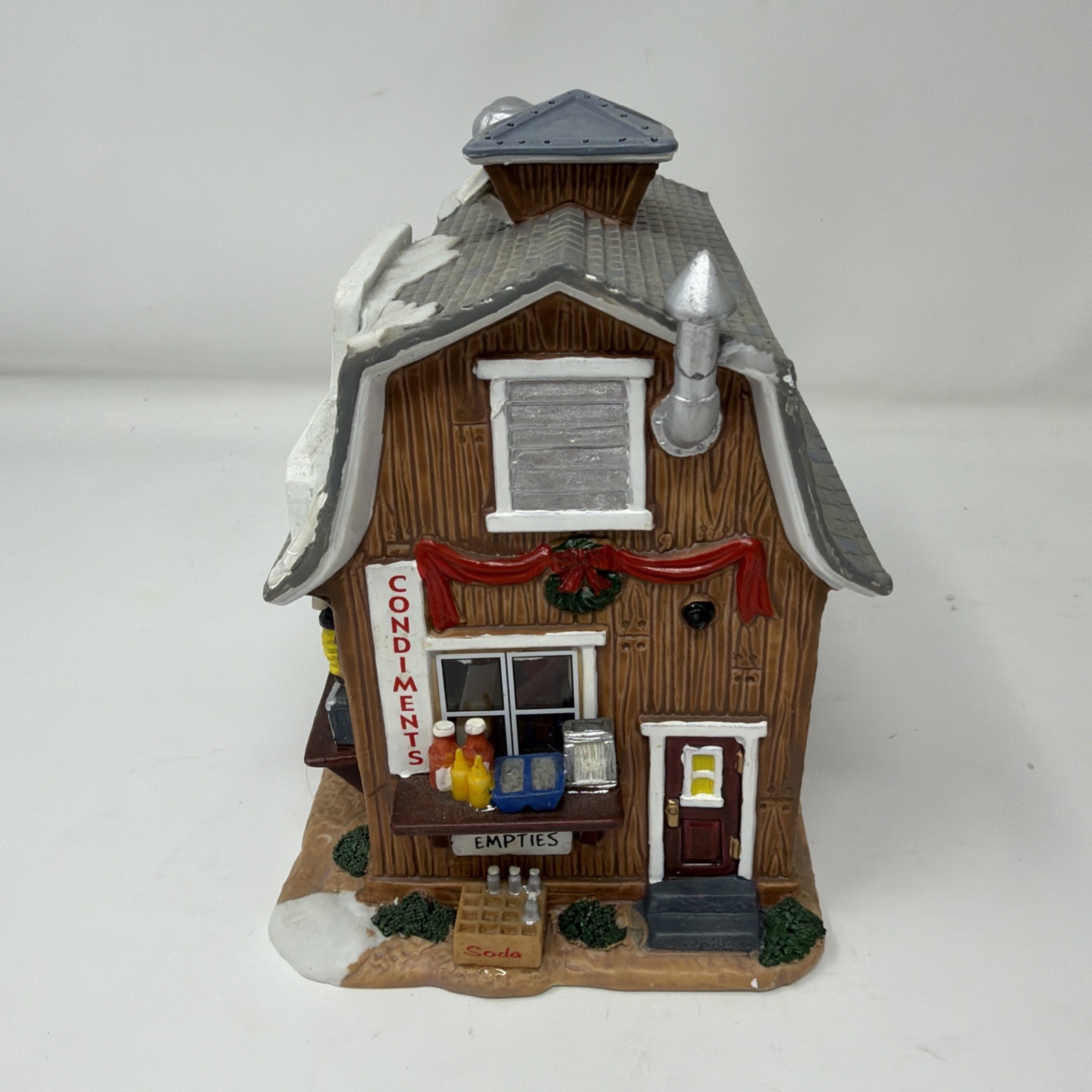 2005 Lemax Harvest Crossing Village Joe’s Burger & Hot Dog Stand Lighted W/Box