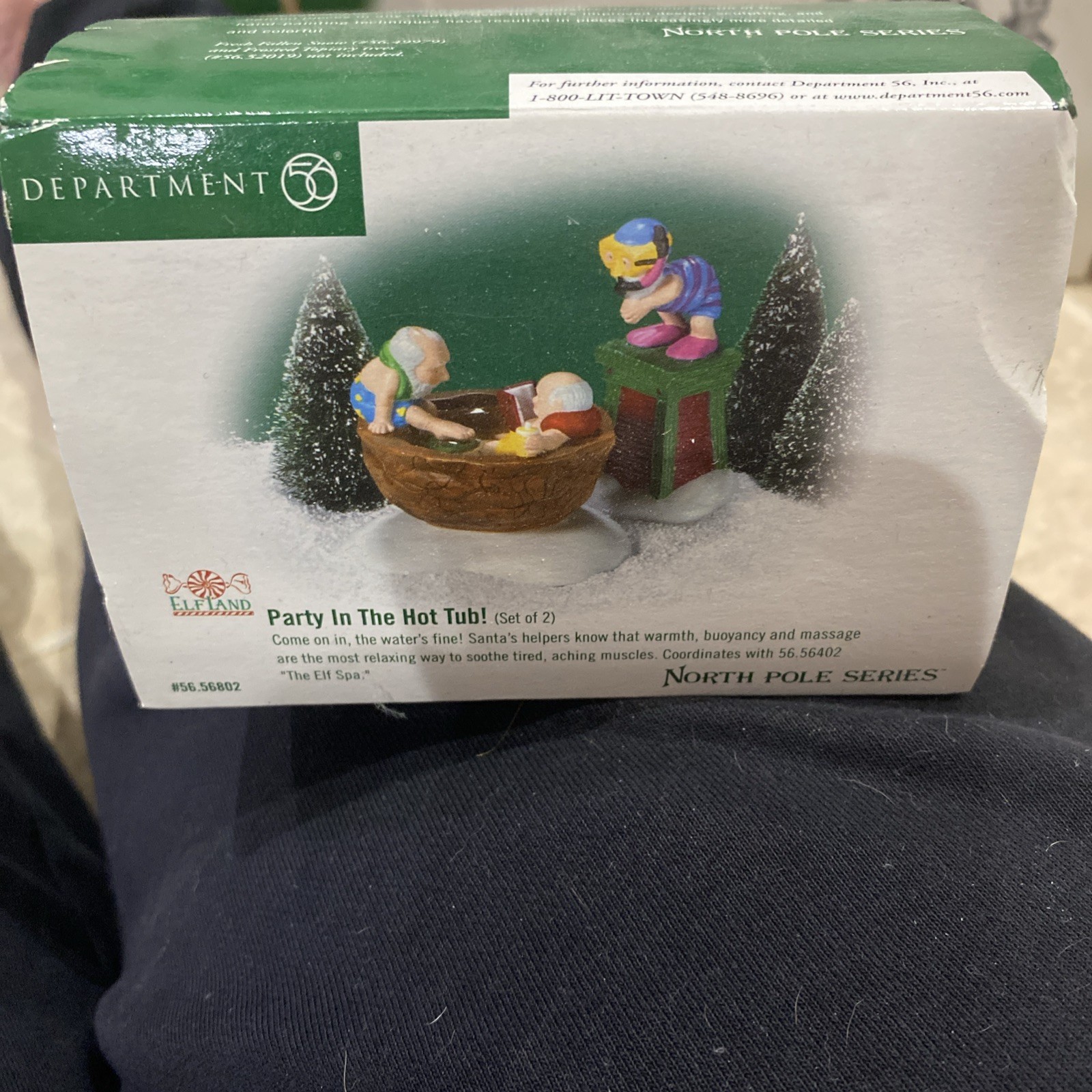 Department 56 Party in the Hot Tub North Pole Series
