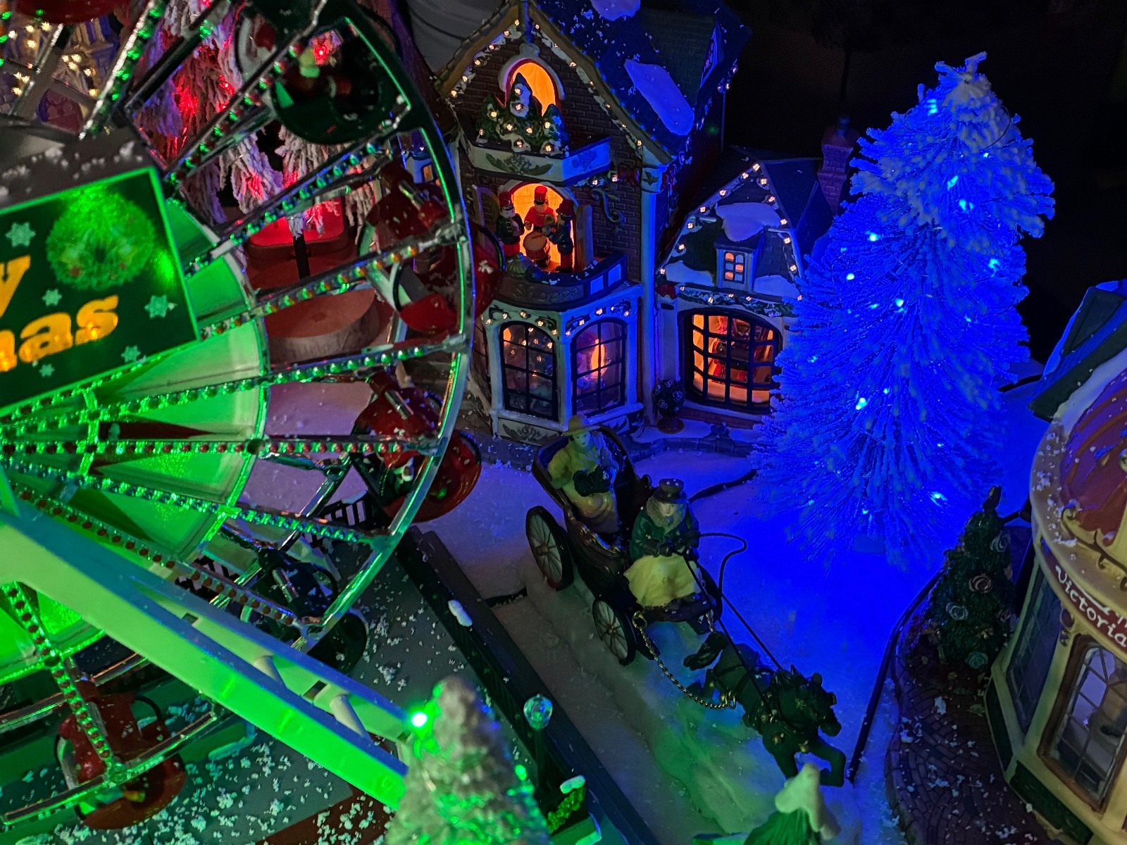 CHRISTMAS VILLAGE OWN CREATED IT