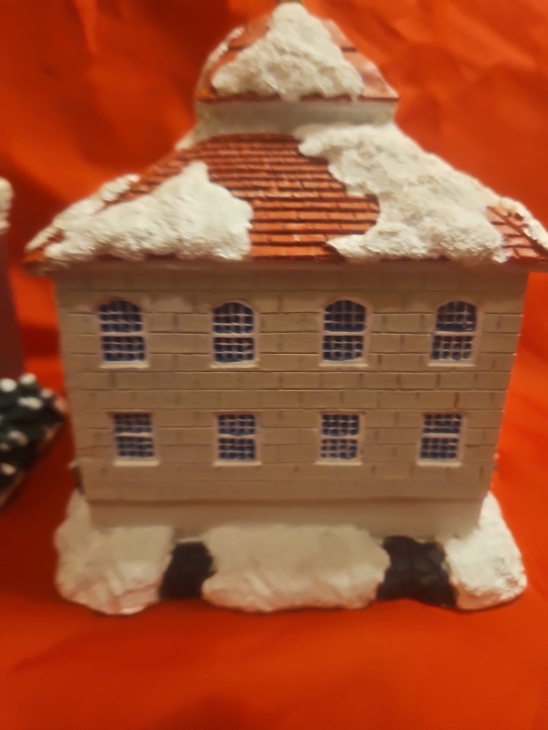 2 Christmas Village Building- One City Hall. Yemi On Bottom