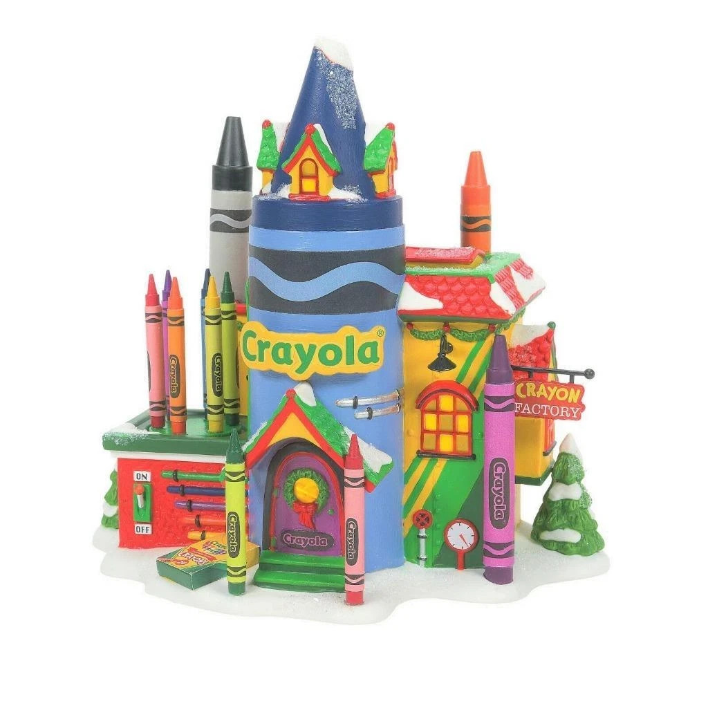 Department 56 Crayola Crayon Factory North Pole / New in Box