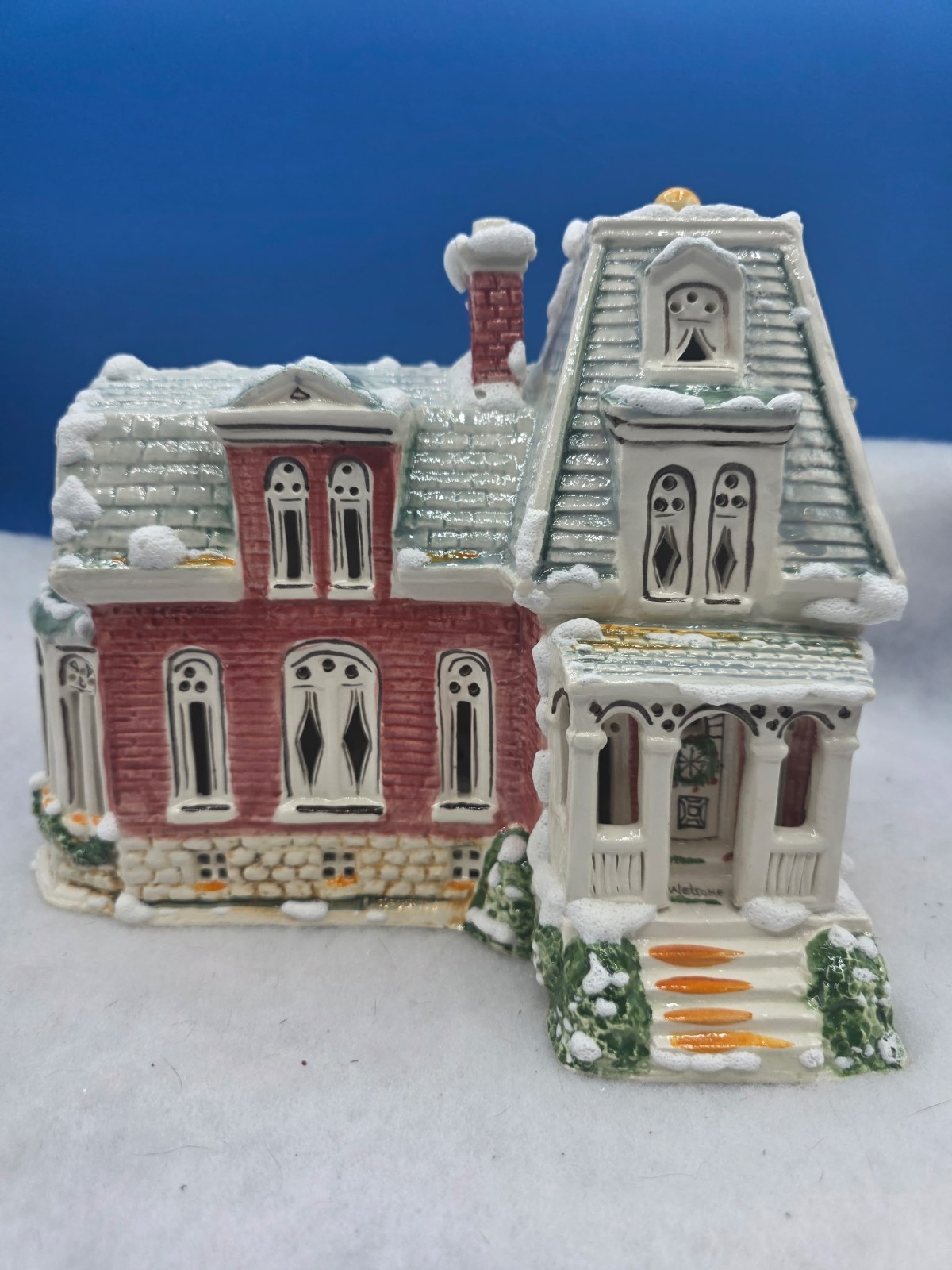 Walter Brockmann Country Solarium House Village Musical 1991 Vintage Xmas Signed
