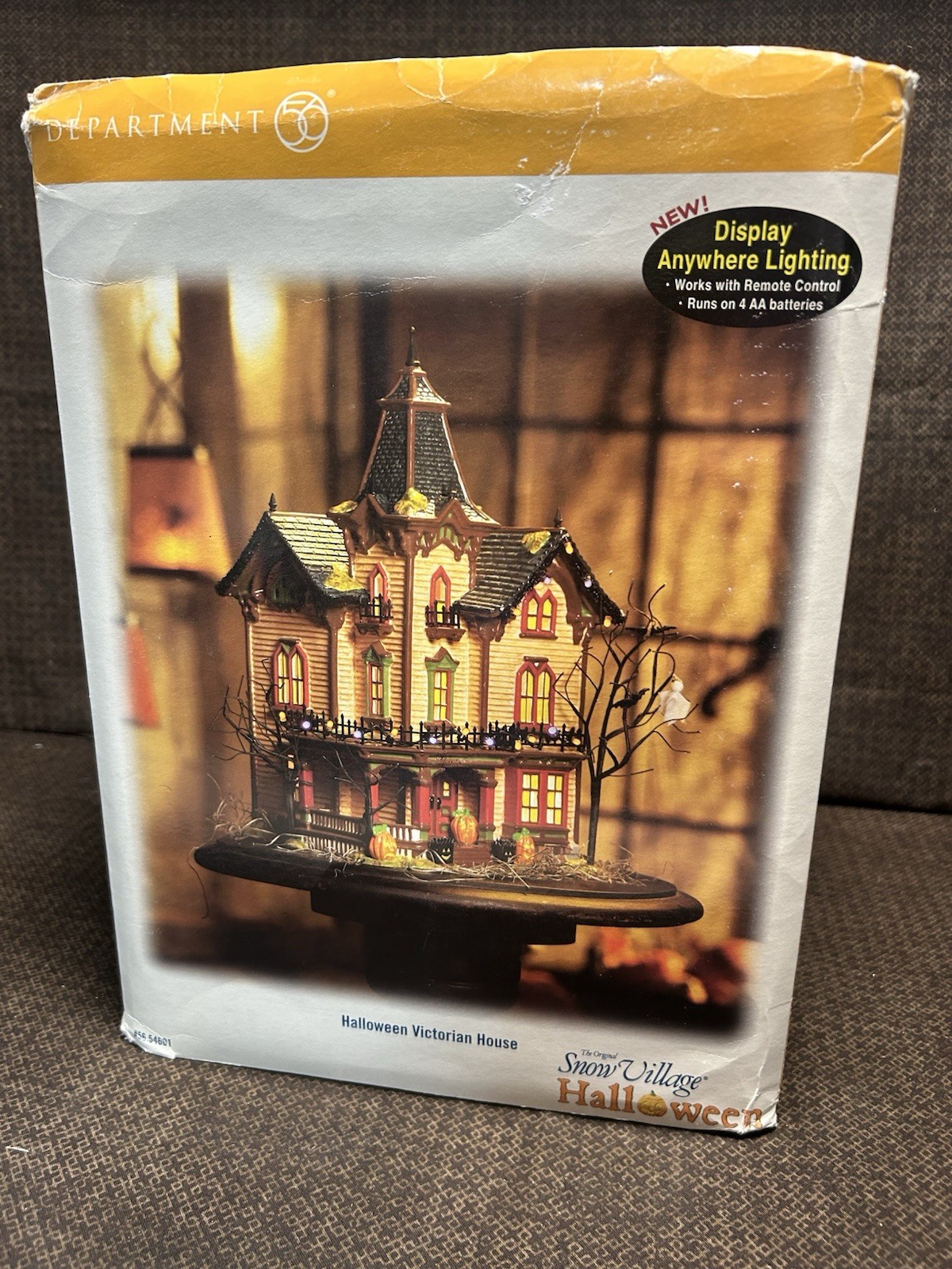 2005 Dept 56 The Original Snow Village Halloween VICTORIAN HOUSE #54601 READ