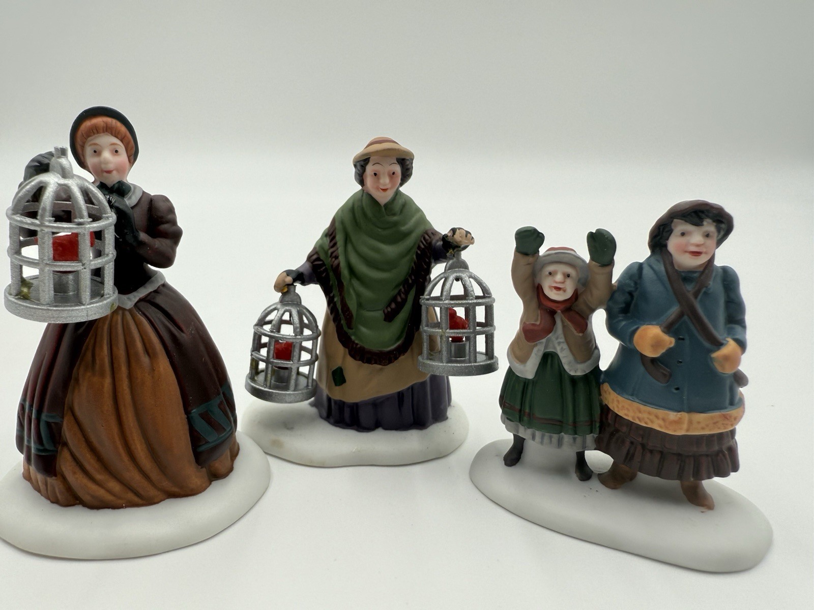Department 56 – Dickens Village – The Bird Seller (set of 3) #5803-3