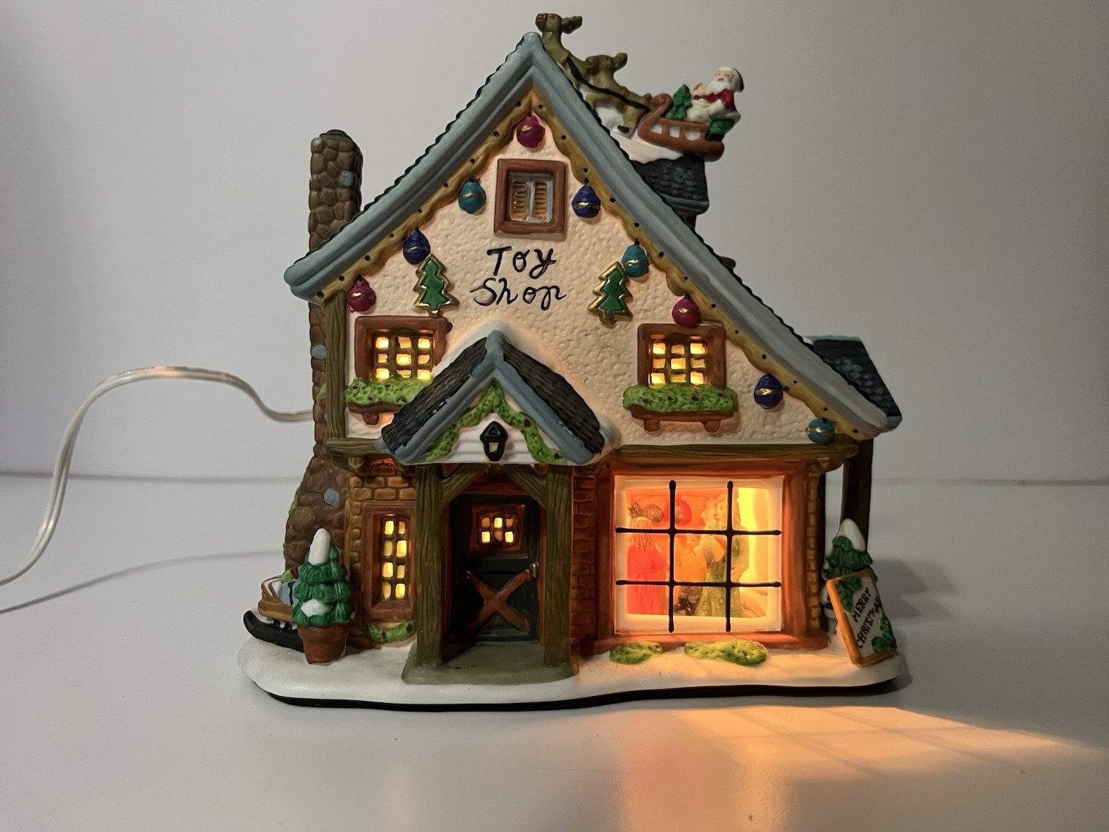 Carole Towne Collection Nick’s Toy Shop Lighted House 2002 In Box