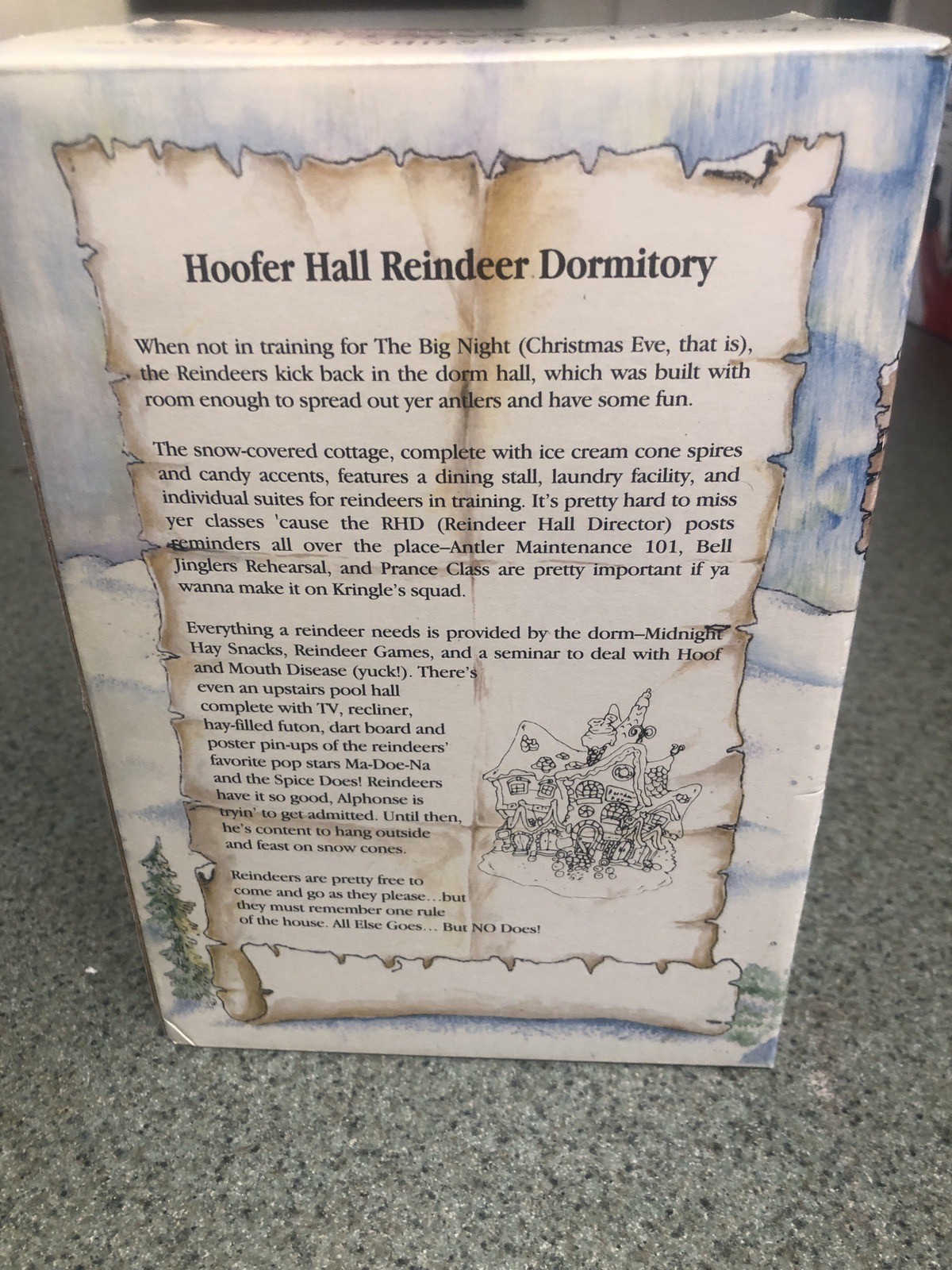 Boyds Bearly Built Villages HOOFER HALL REINDEER DORMITORY