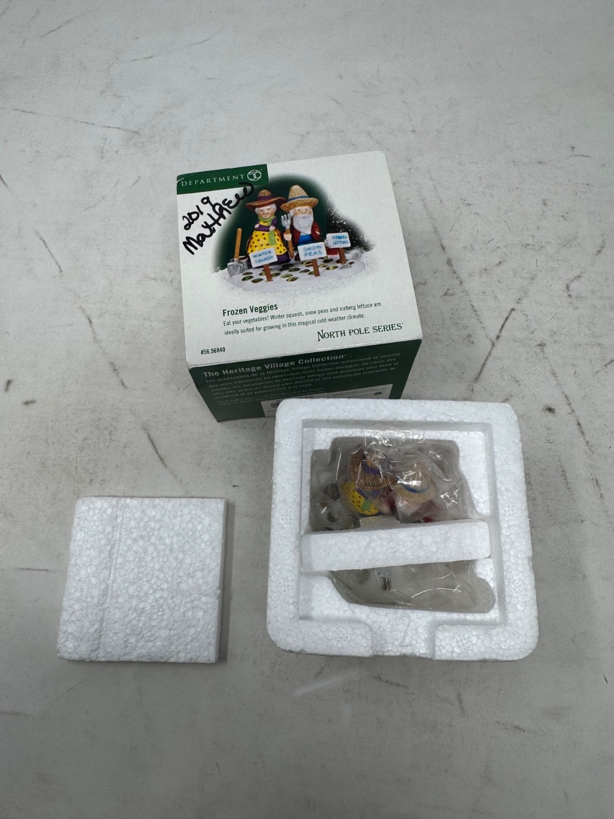 Department 56 North Pole Series Frozen Veggies Christmas Village #56.56840 New