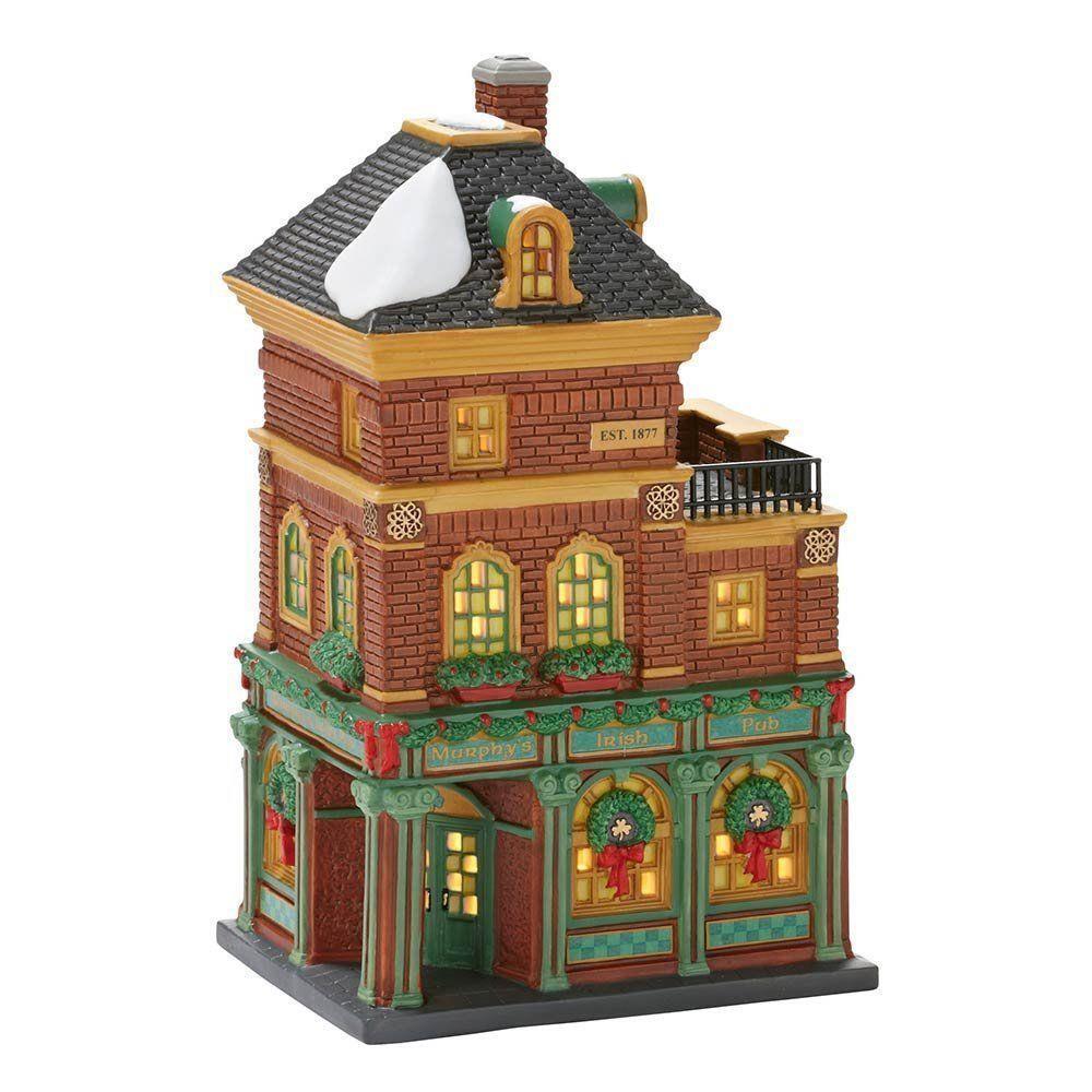 Dept 56 Christmas In City 2012 MURPHY’S IRISH PUB 4025241 NRFB St Patrick’s Day*