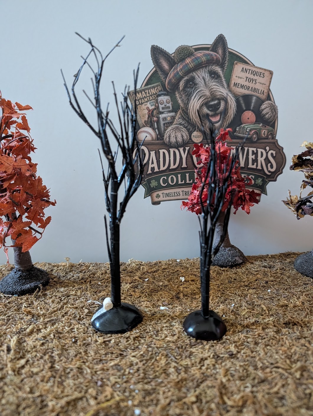 Dept 56 Halloween – Village accessories -T P Trees set of 2